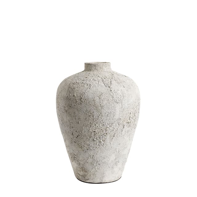 Luna Blumentopf Grey Terrakotta Ø32