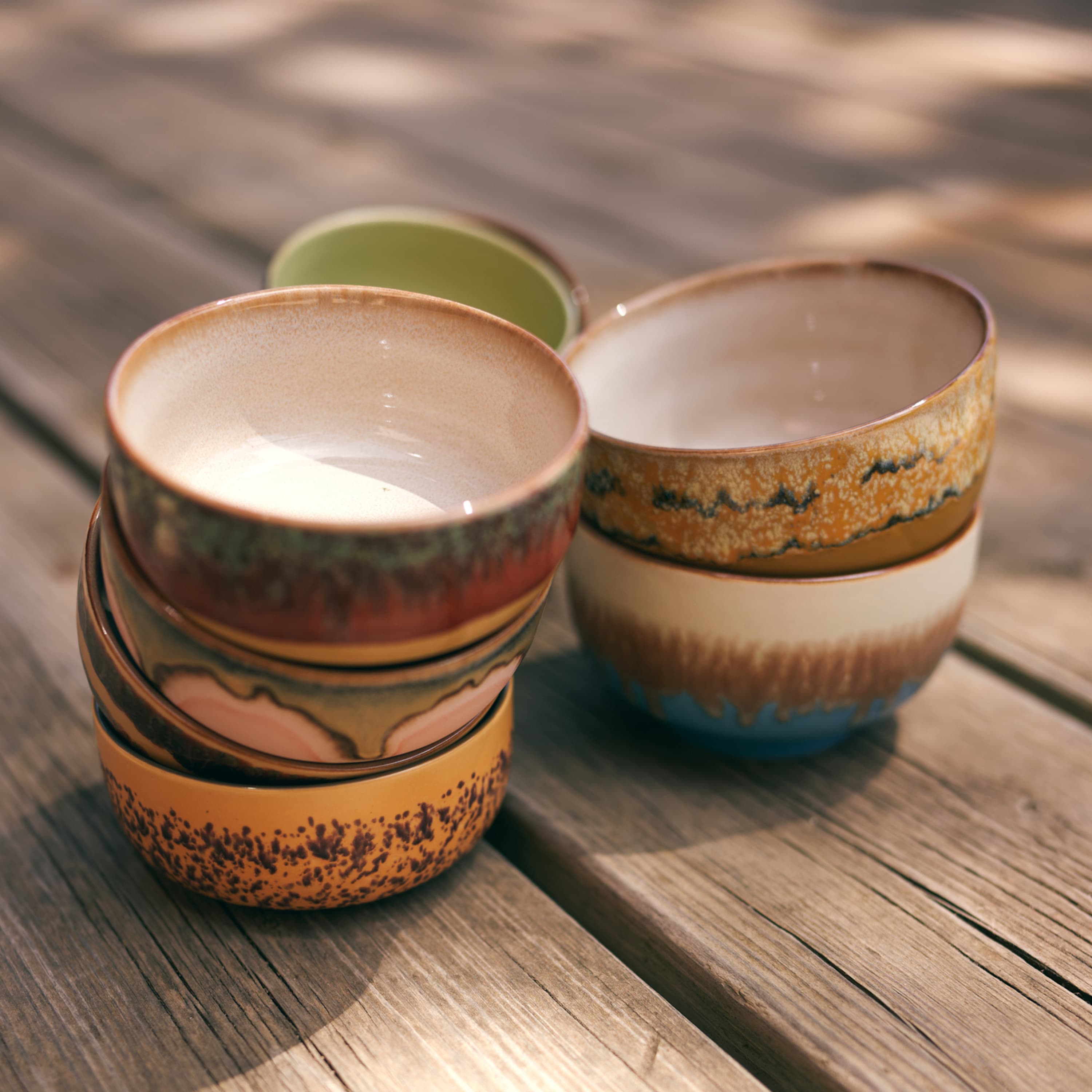 70s Ceramics Schale Seabreeze 4-pack