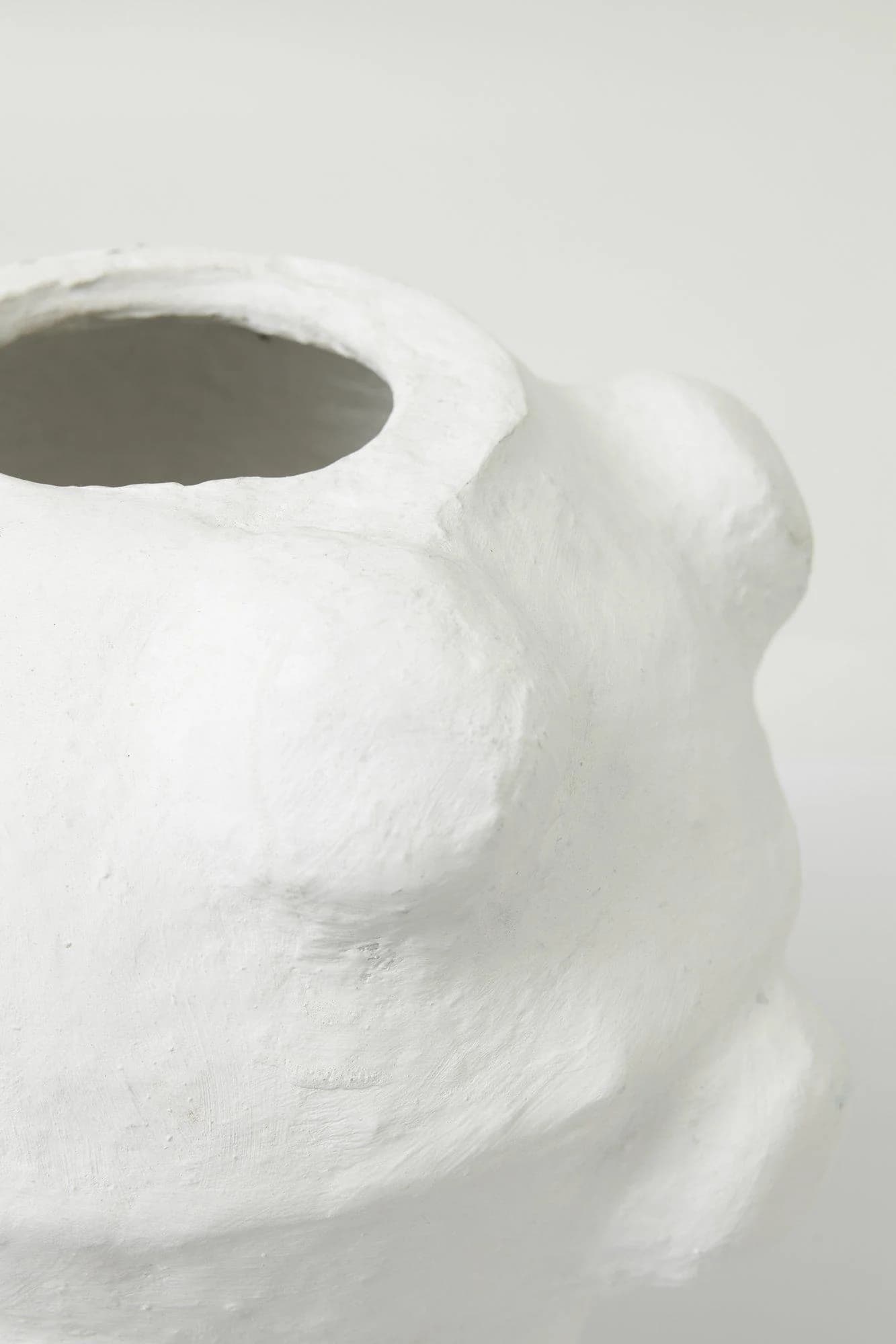 Jaya Vase Weiß 40cm