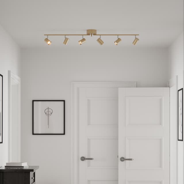 Correct Deckenspot 6-Licht Gold