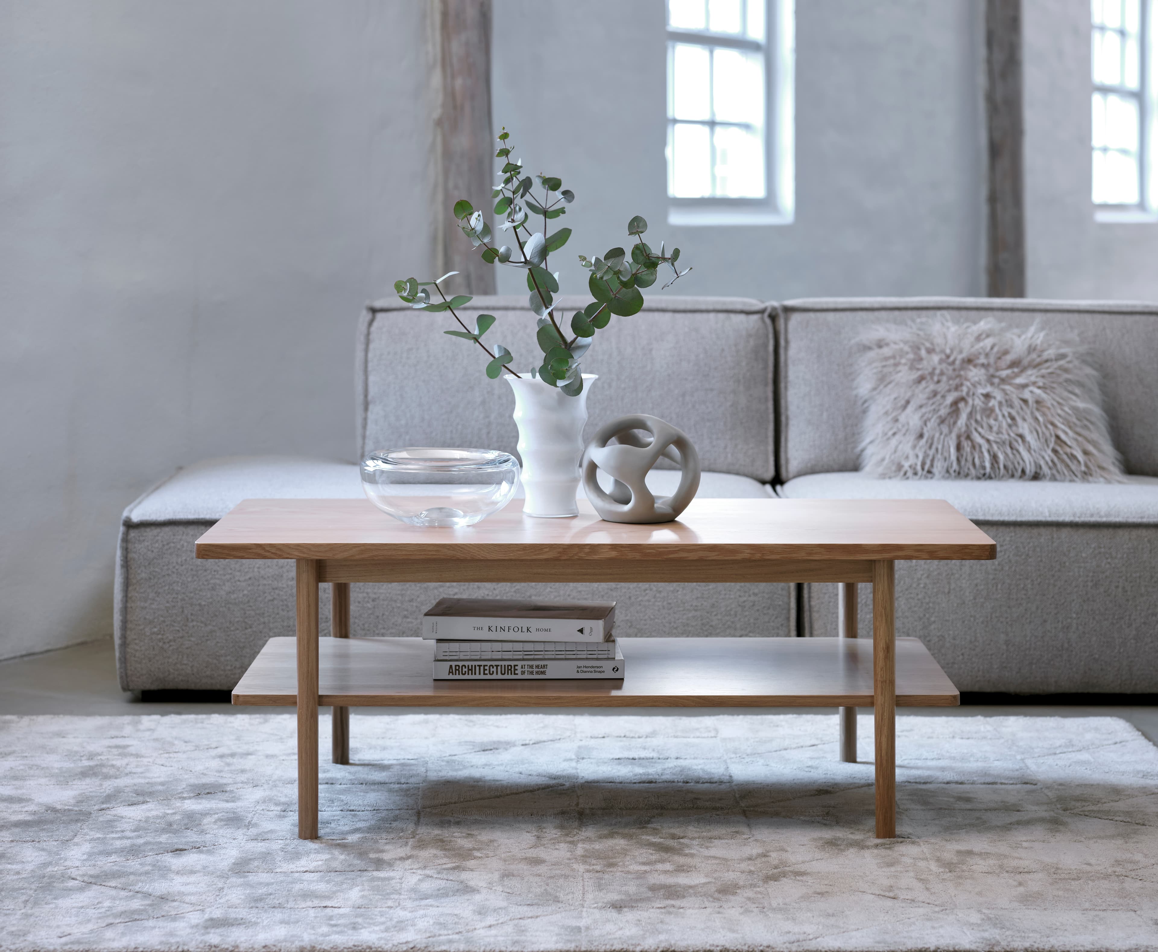 Andrea Coffee Table Natural Oak 120cm