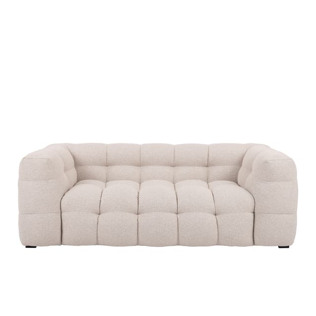 Billie 2-seater Sofa Beige Bouclé 208cm