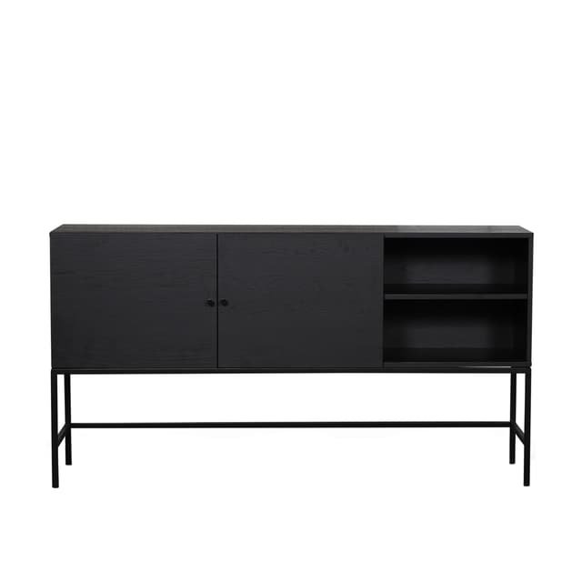 Ezra Sideboard Svartbetsad Ek 160cm