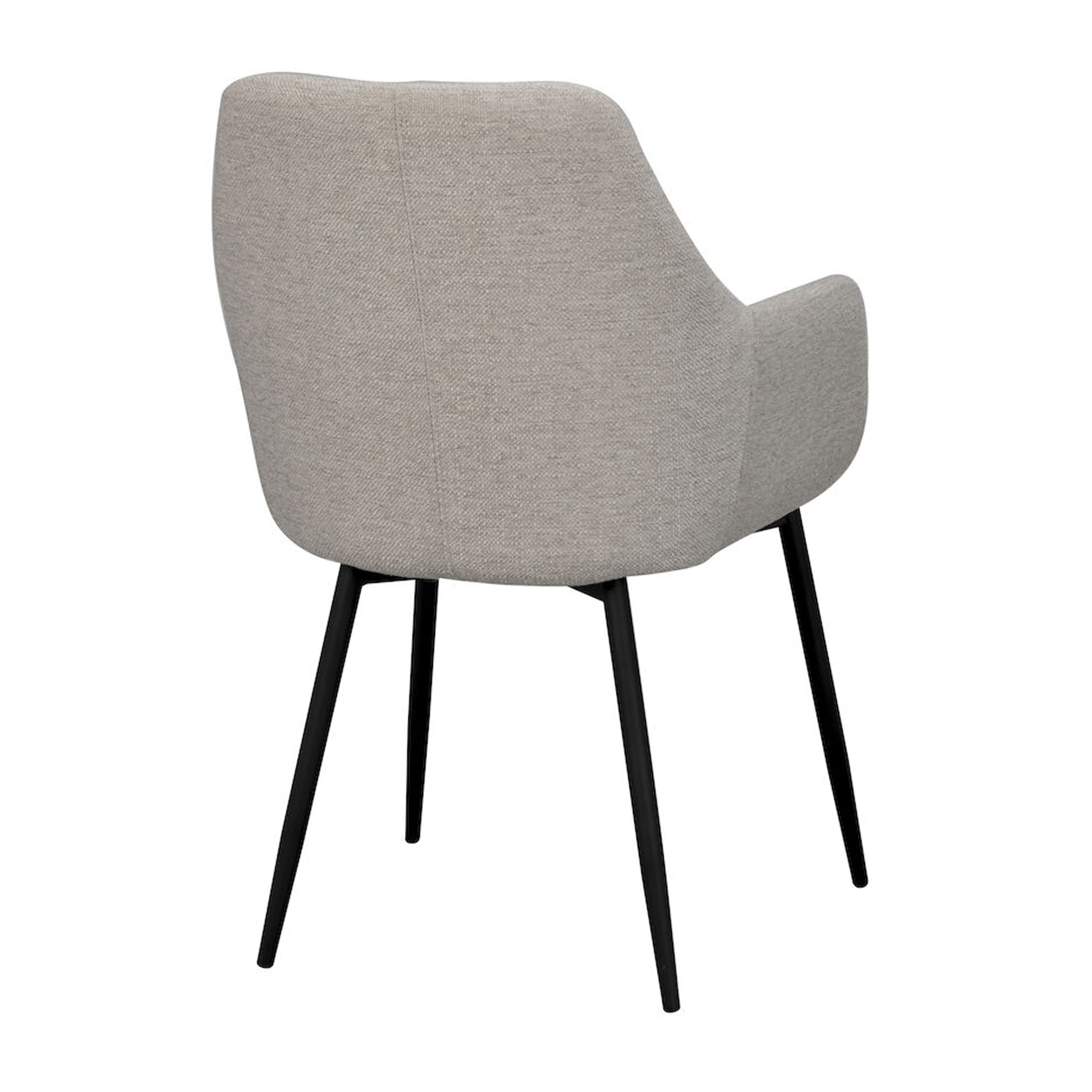 Reily Dining Armchair Beige/Black