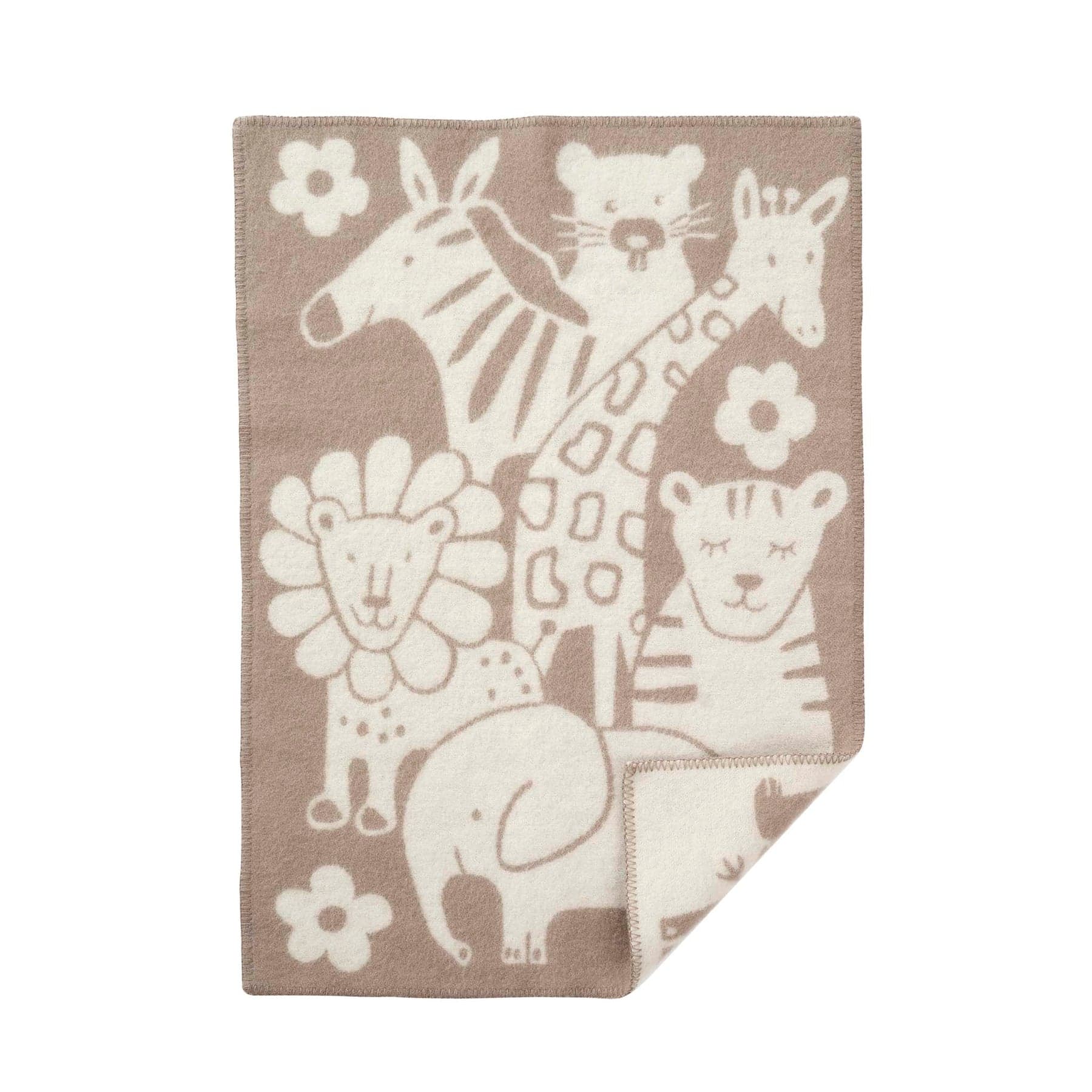 Picnic Organic Wool Blanket 65x90 Brown