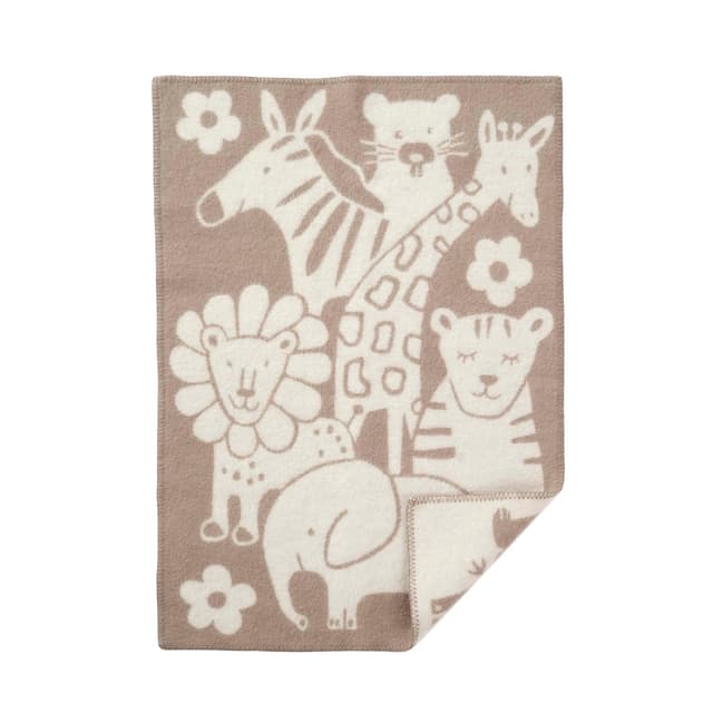 Picnic Organic Wool Blanket 65x90 Brown