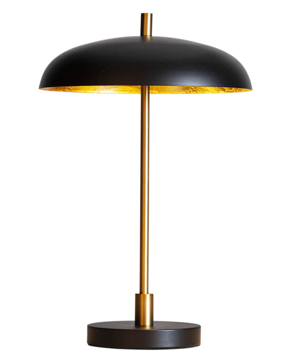 Shelby Table Lamp Black/Gold 45cm