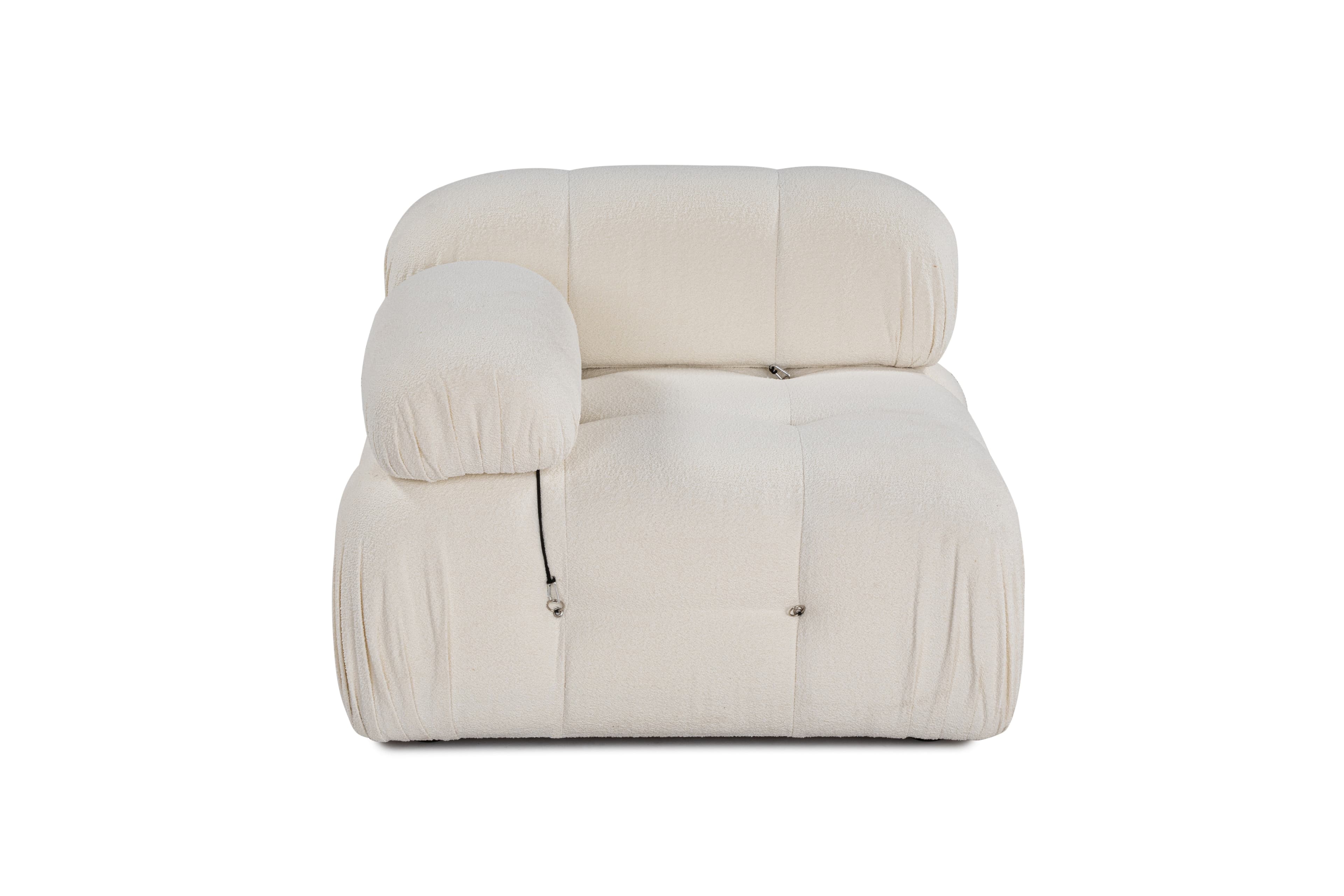 Blanca Linkes Modul White Bouclé