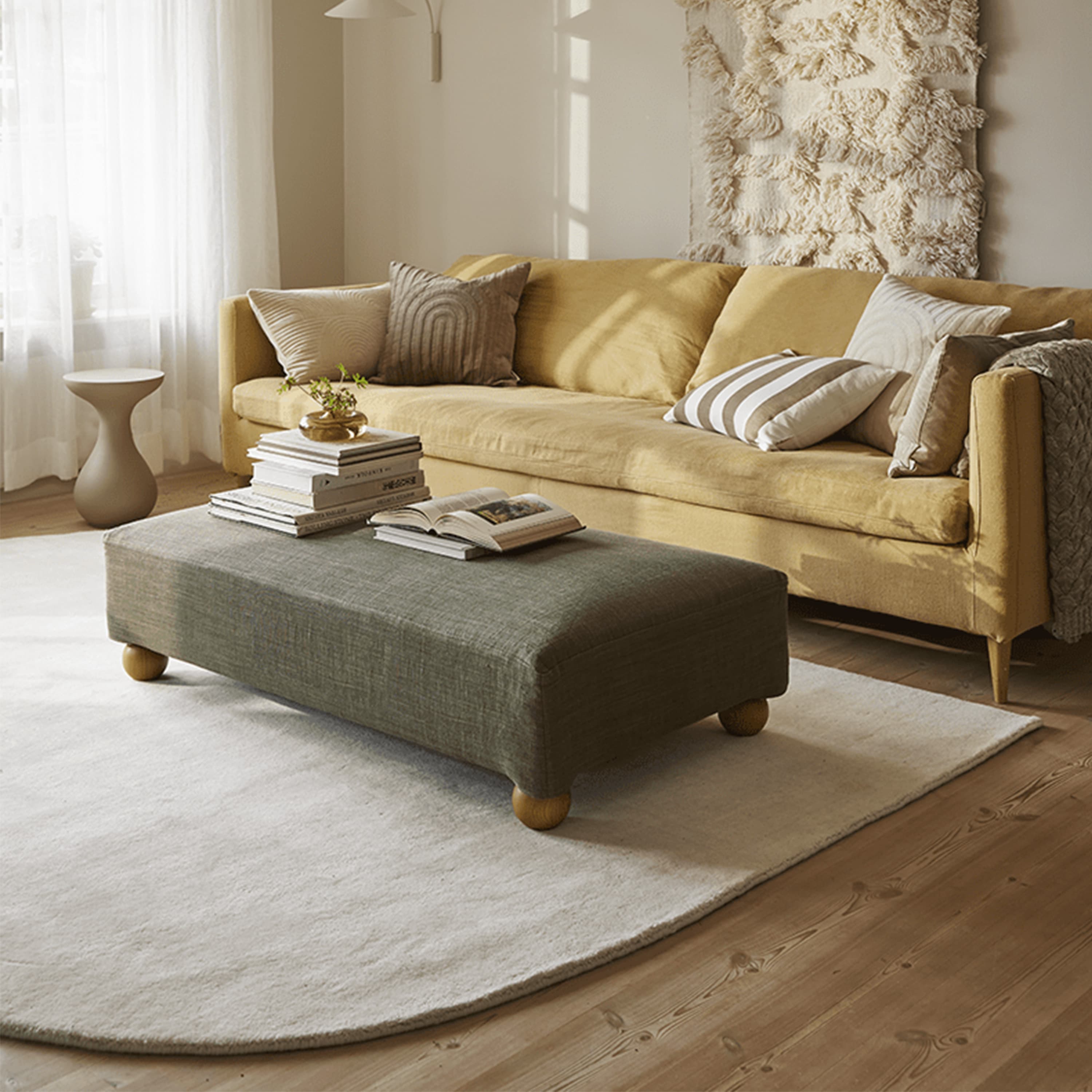 Contour Wollteppich Off White 170x230