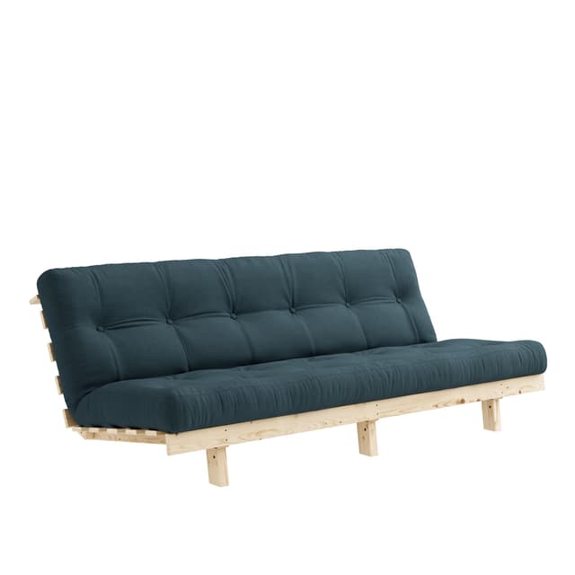 Lean Schlafsofa Natur/Petrolblau 190cm