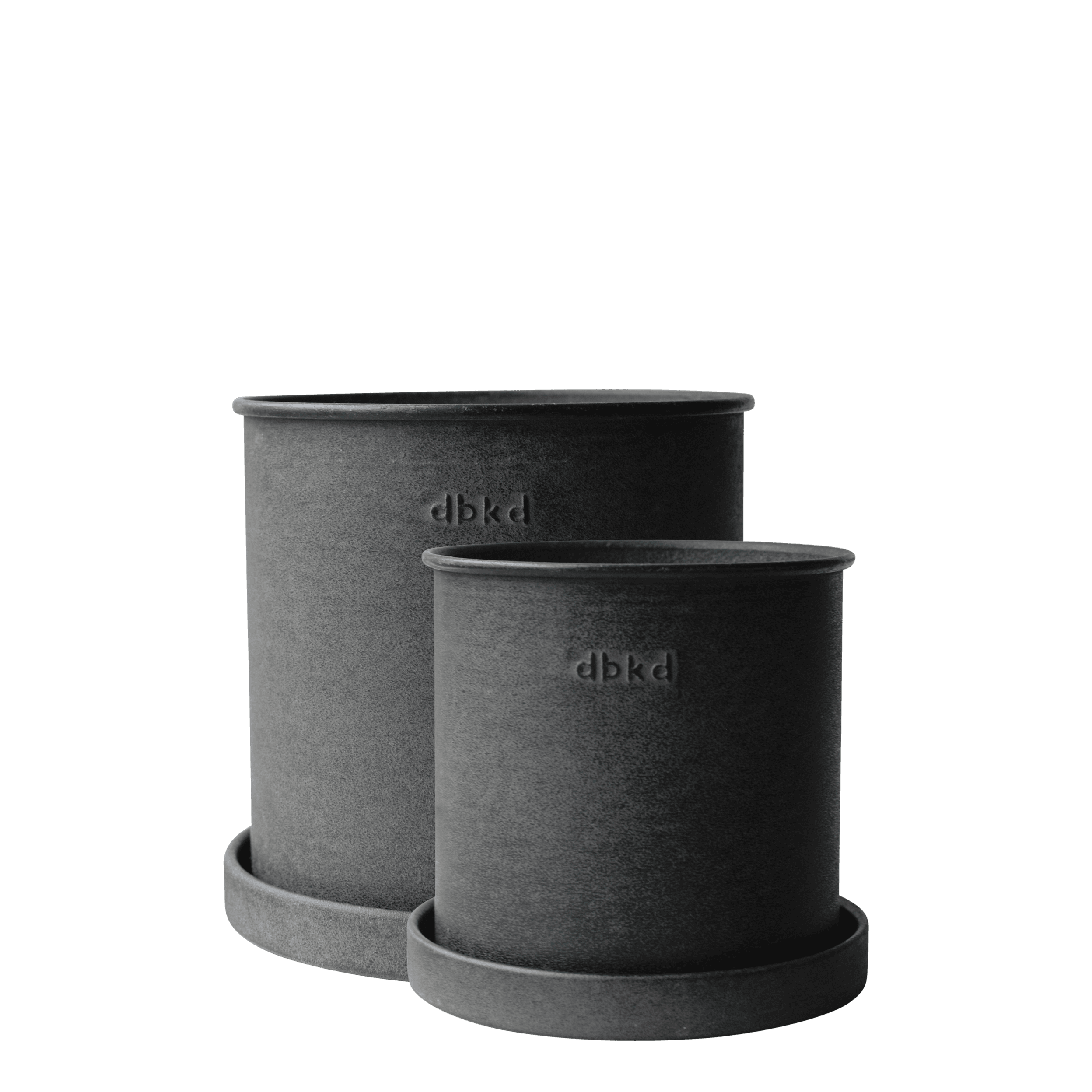 Plant Topf Black Small 2-pack