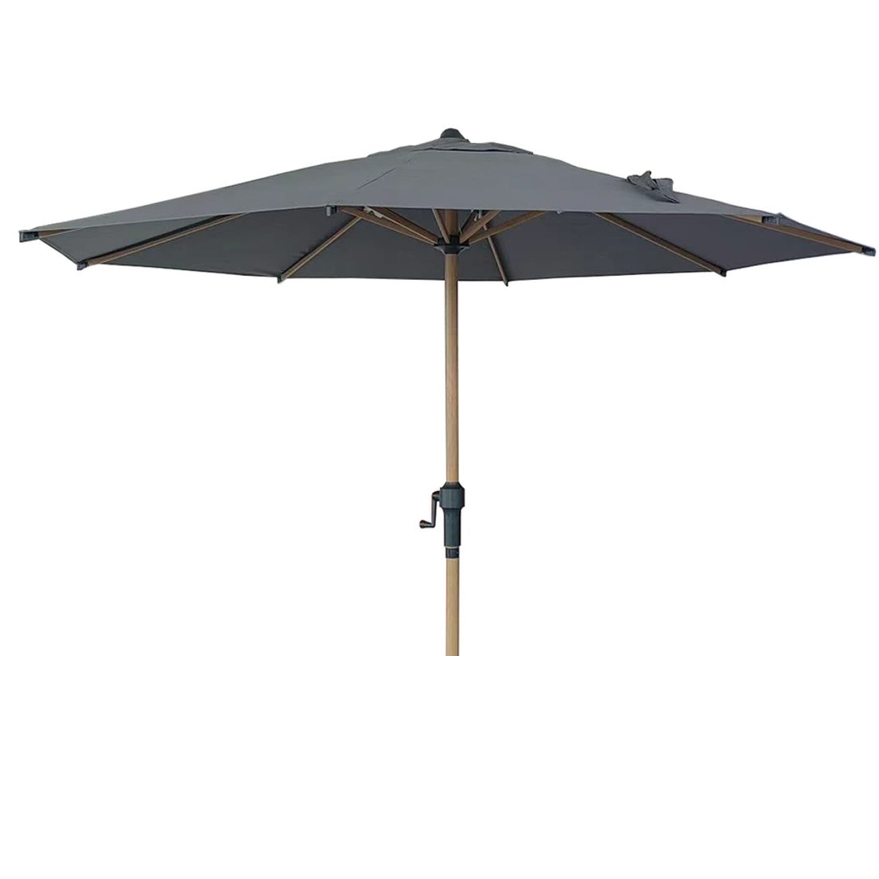 Parasol with Crank Dark Grey Ø300