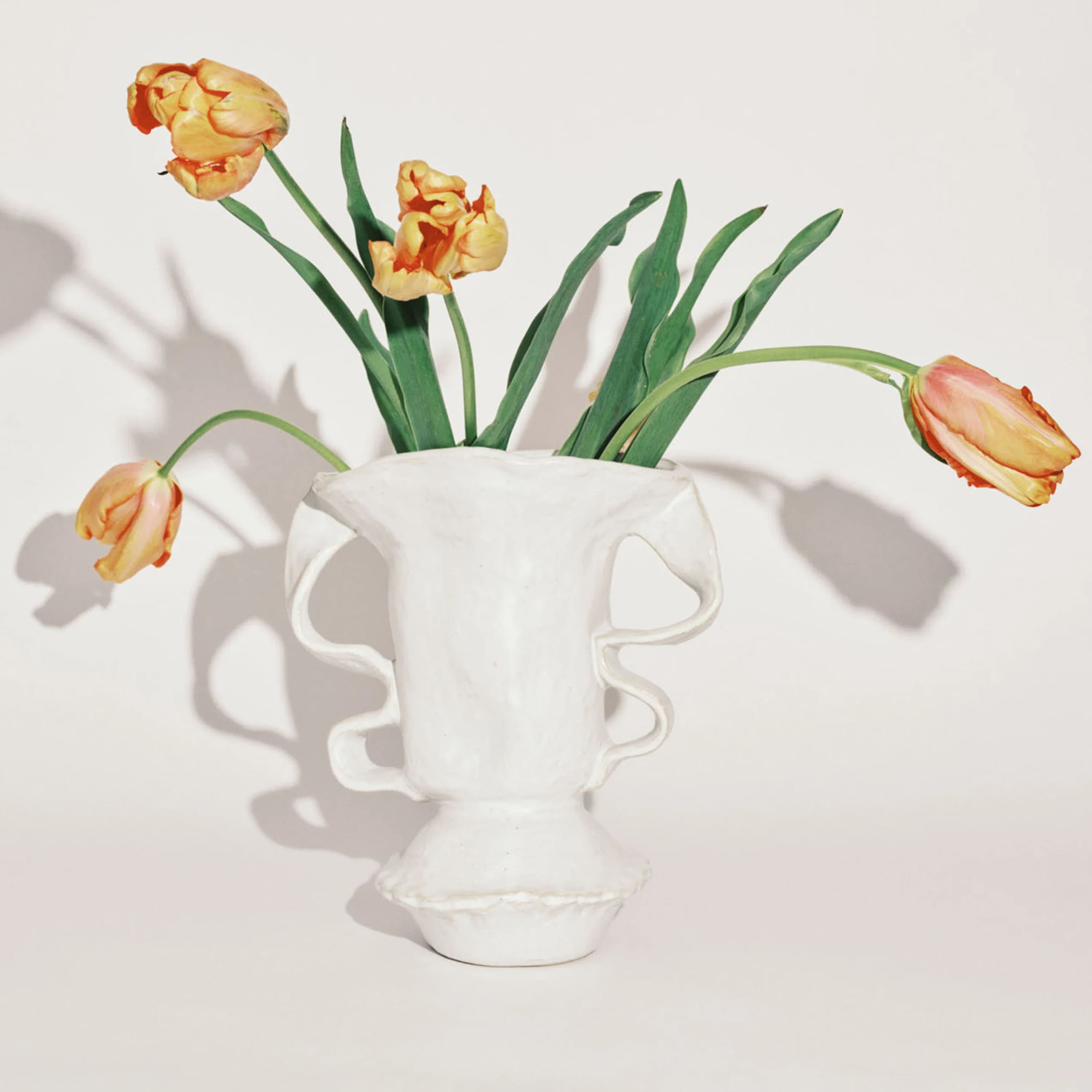 Rosie 03 Vase White 32 cm
