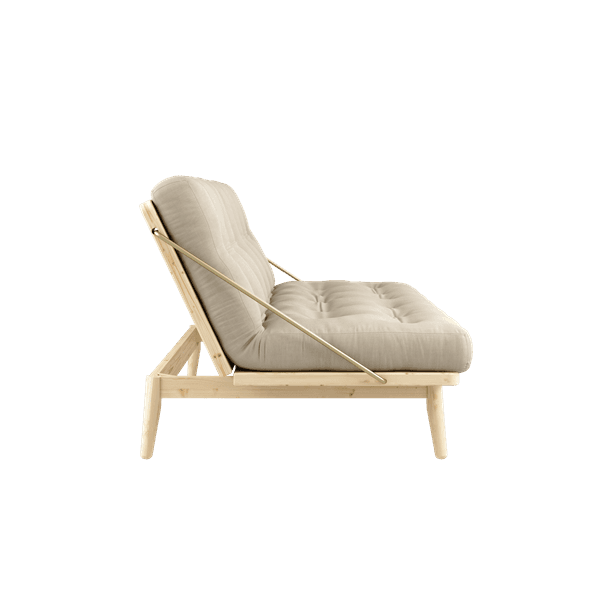 Folk Schlafsofa Natur/Beige 190cm