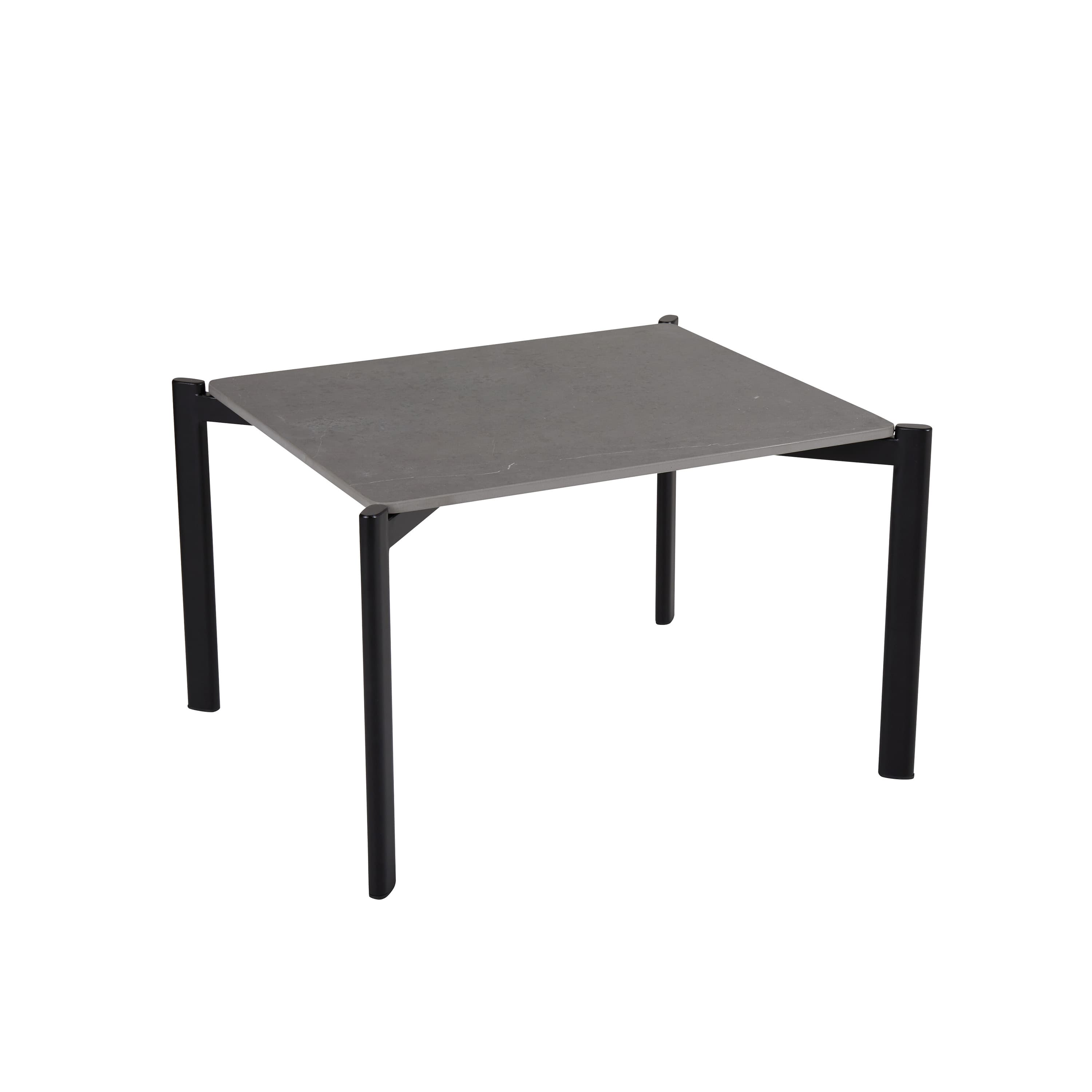 Hallavara Soffbord Svart/grå 56x66