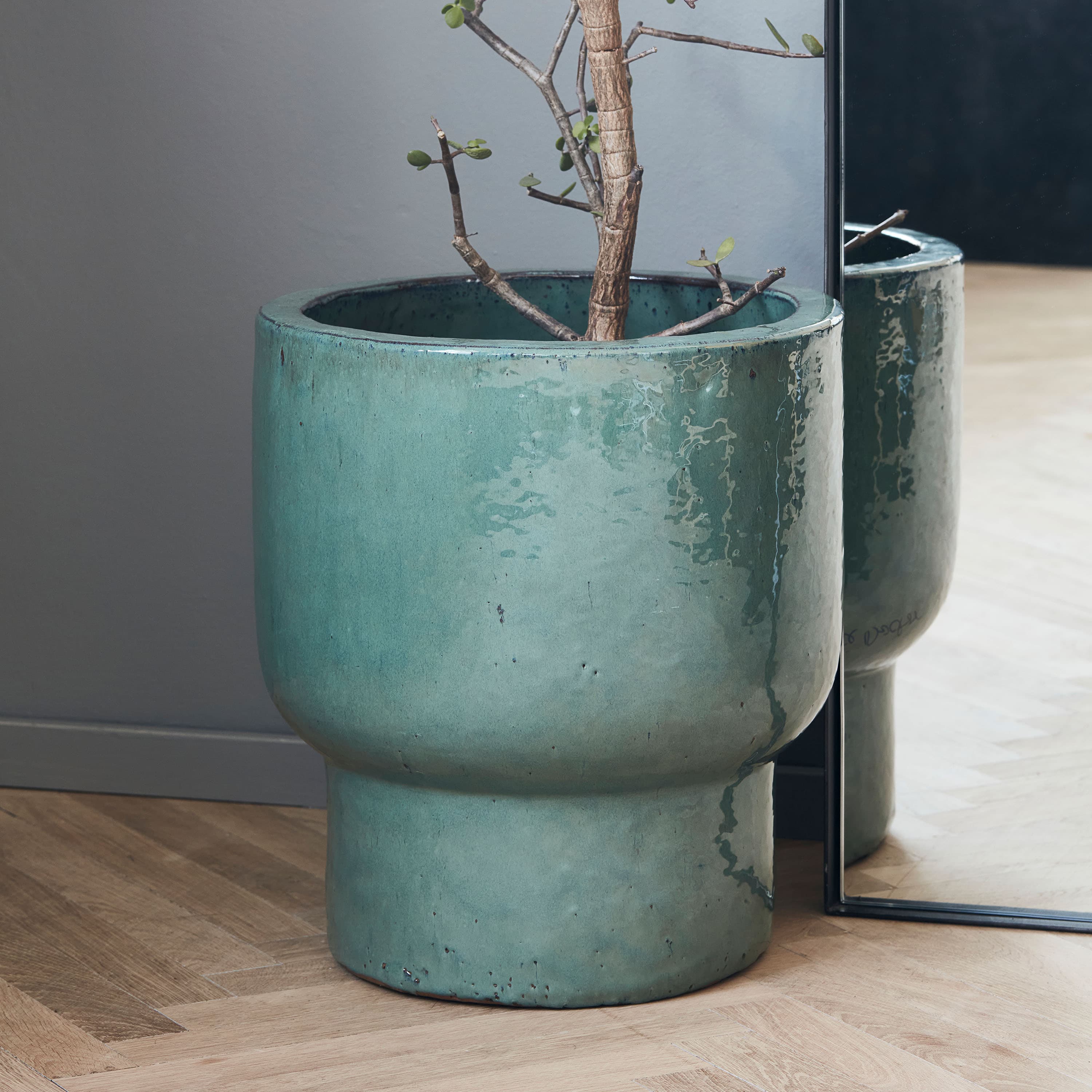 Terra Blumentopf Grün Ø40