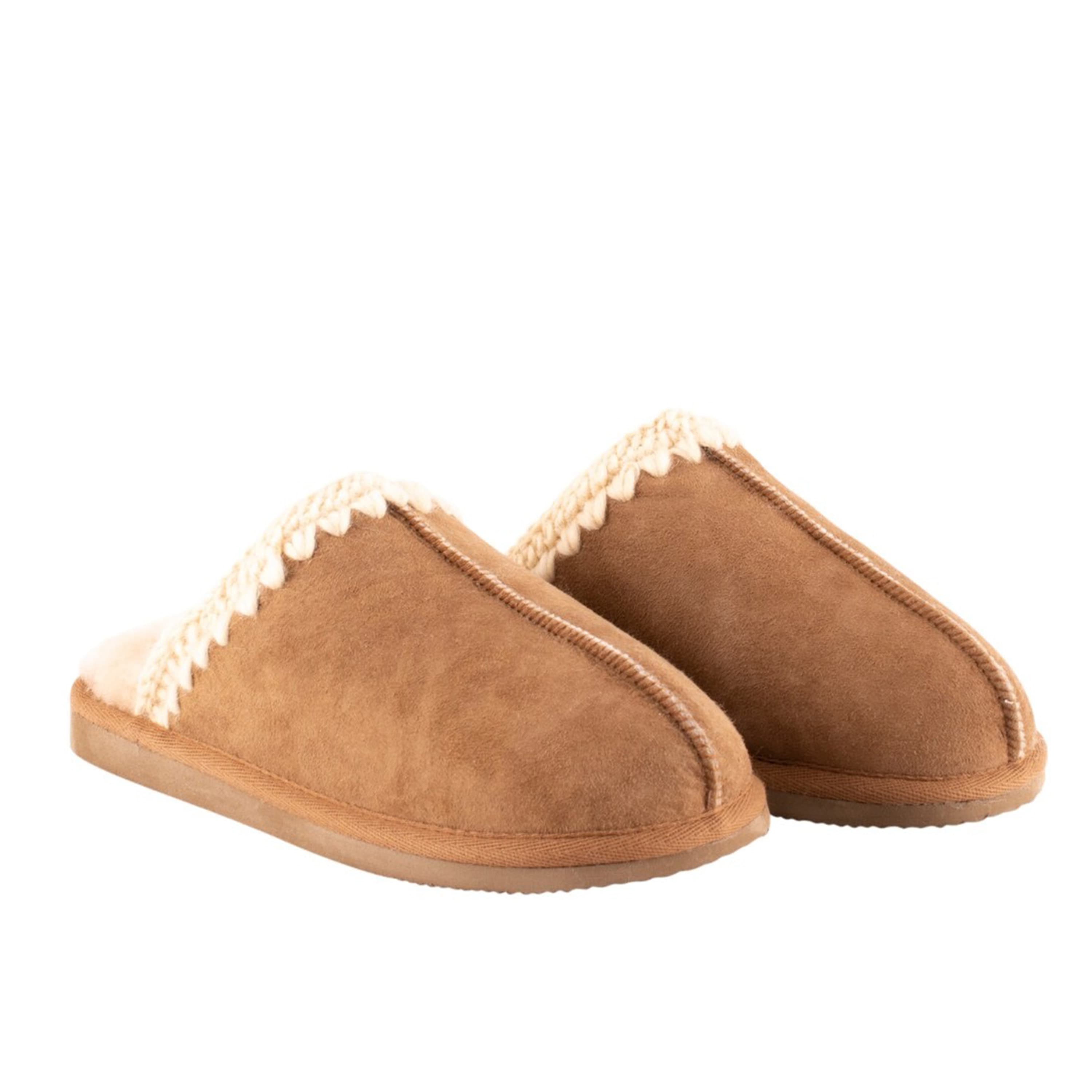 Selina Slippers Chestnut Size 38