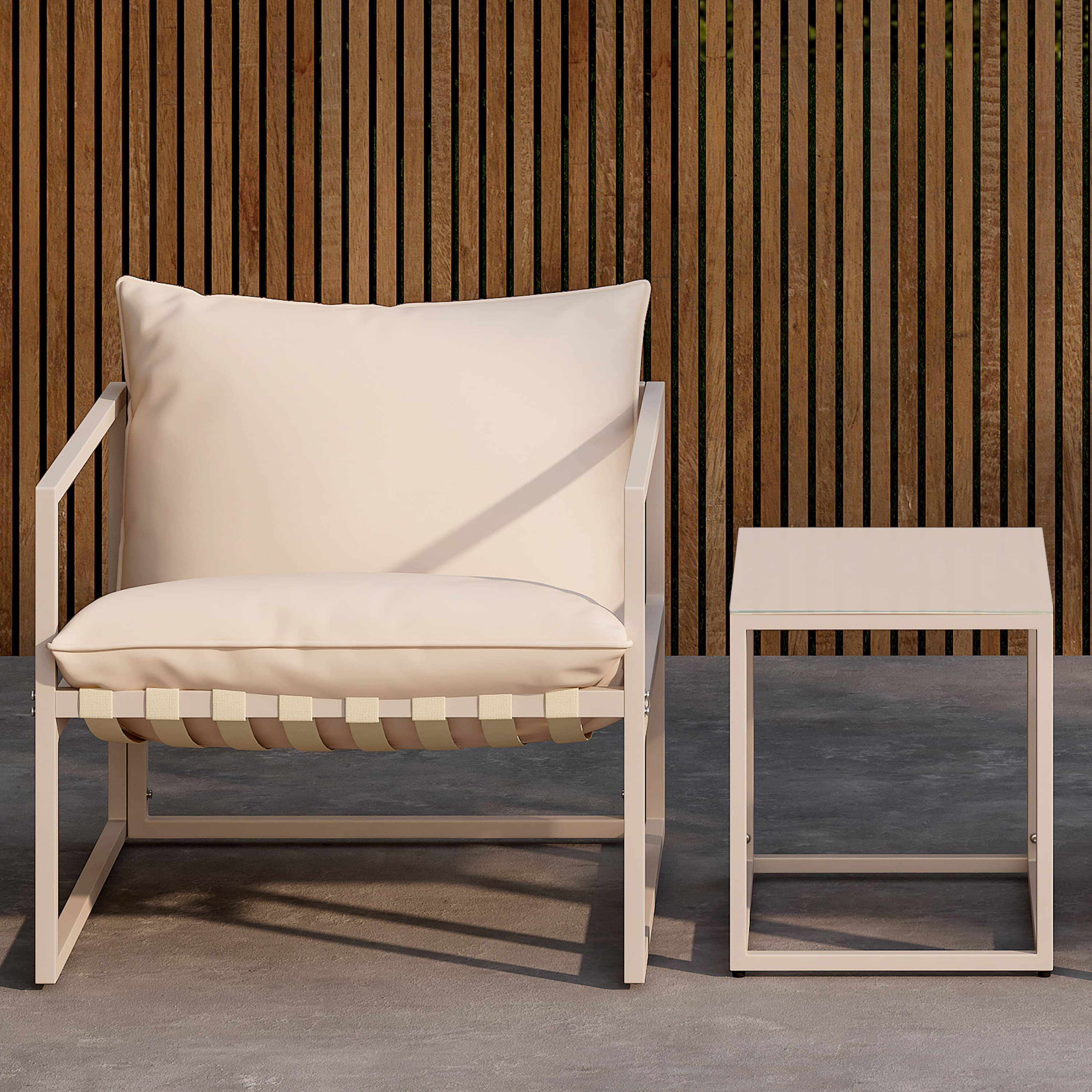 Messina Loungeset Beige/Beige