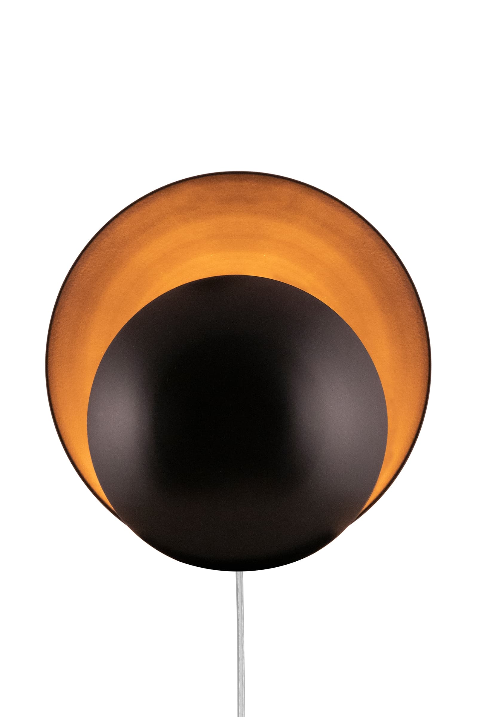 Orbit Wandlampe Schwarz