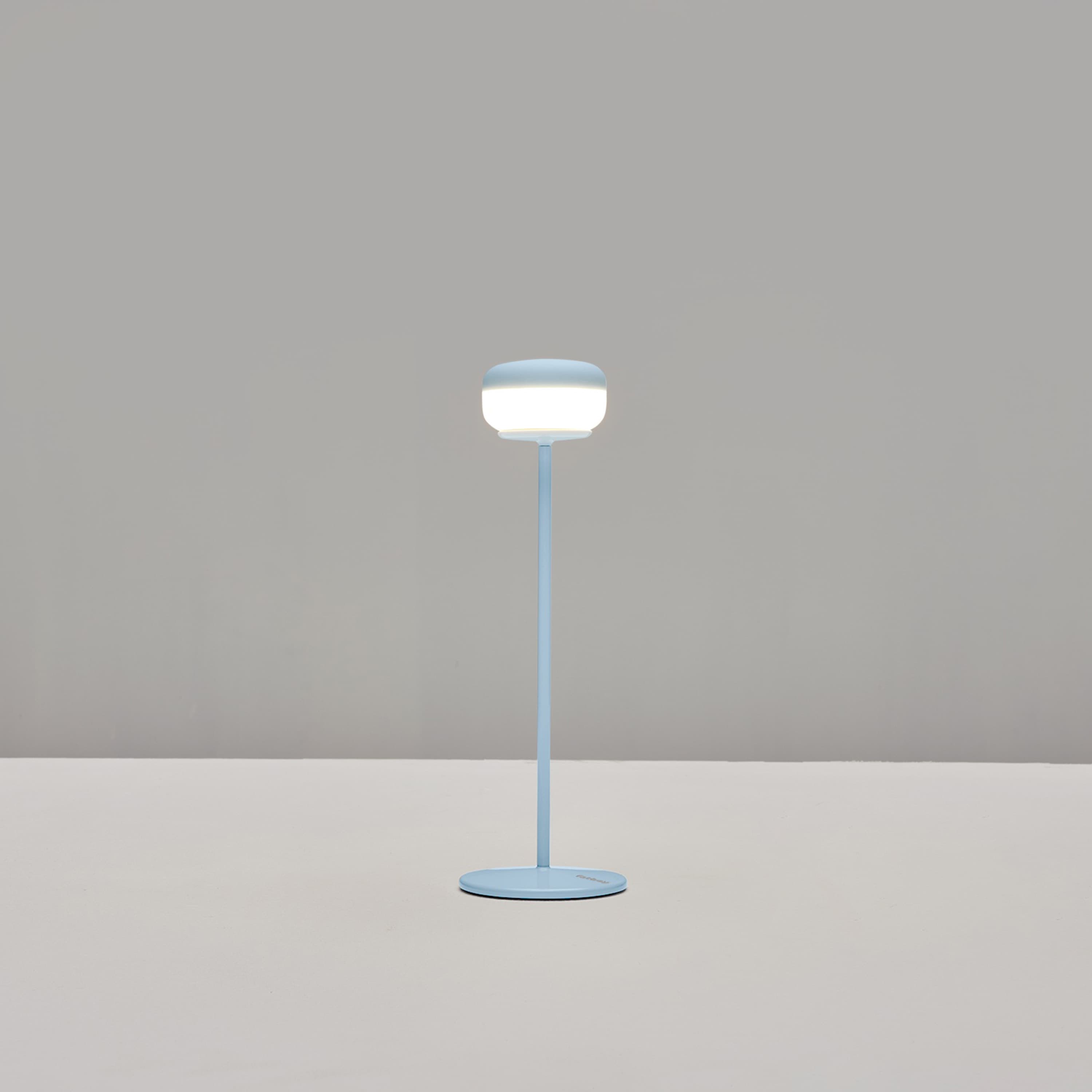 Table Lamp Portable Jet Blue
