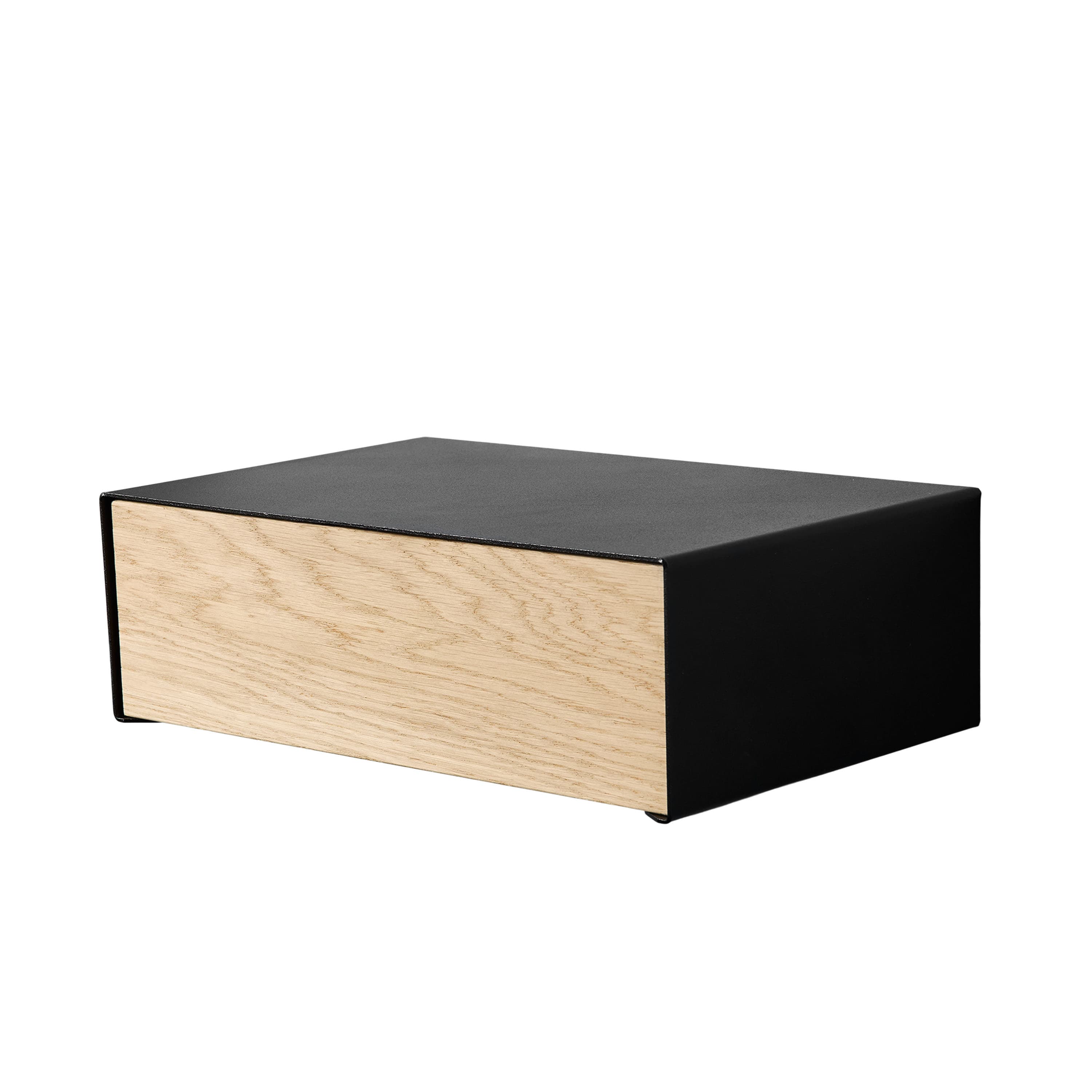 Keep Nachttisch Schwarz 38x12