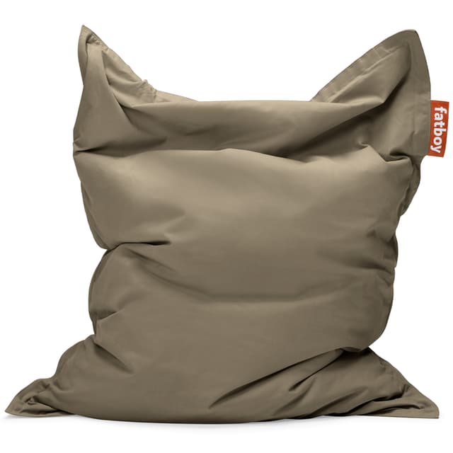 The Original Recycled Sitzpouf Schwarz Lakritz