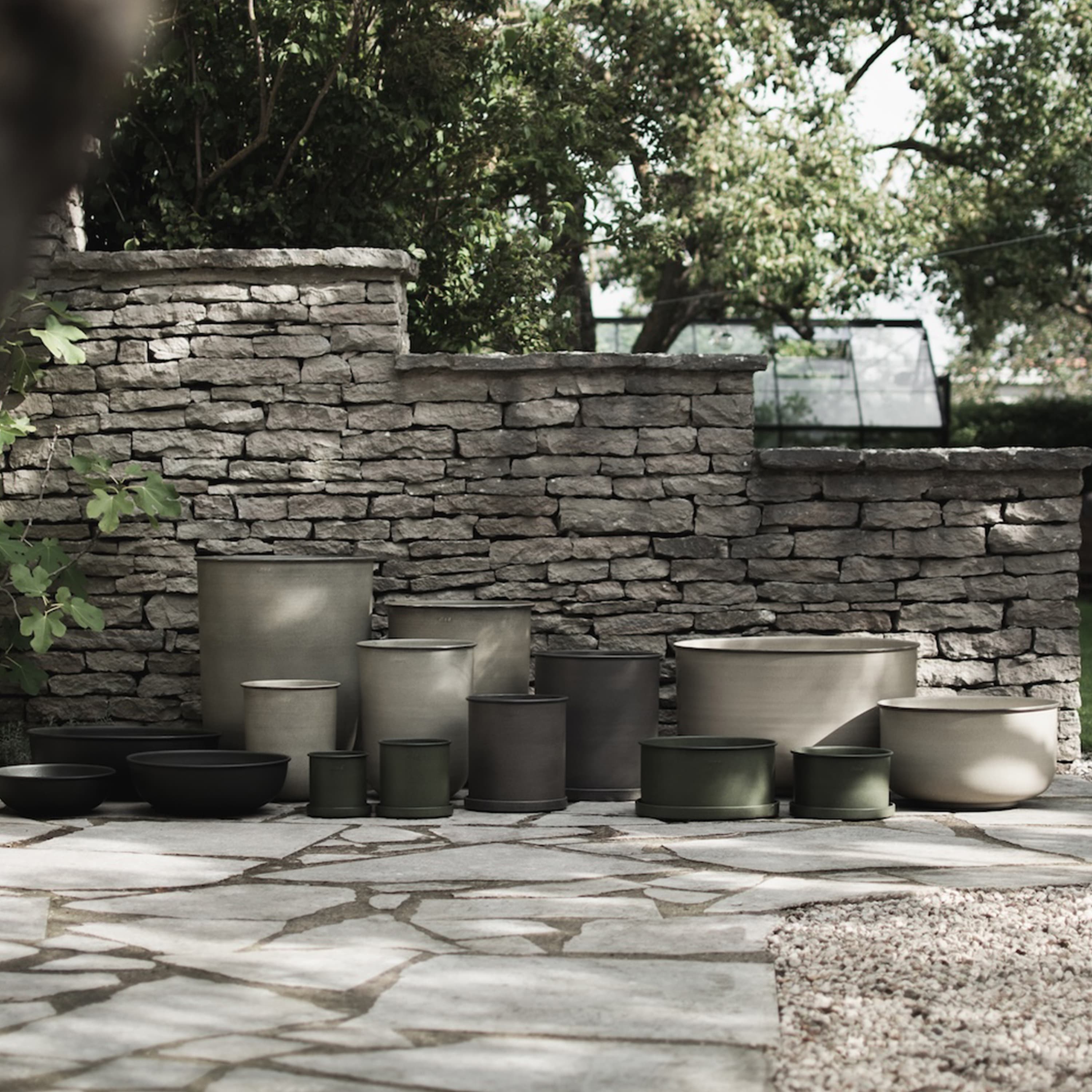 Out Pot Beige Set of 3