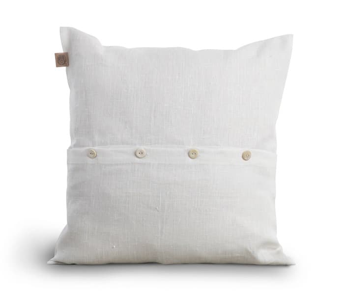 Classic Kissenbezug Leinen Offwhite 50x50