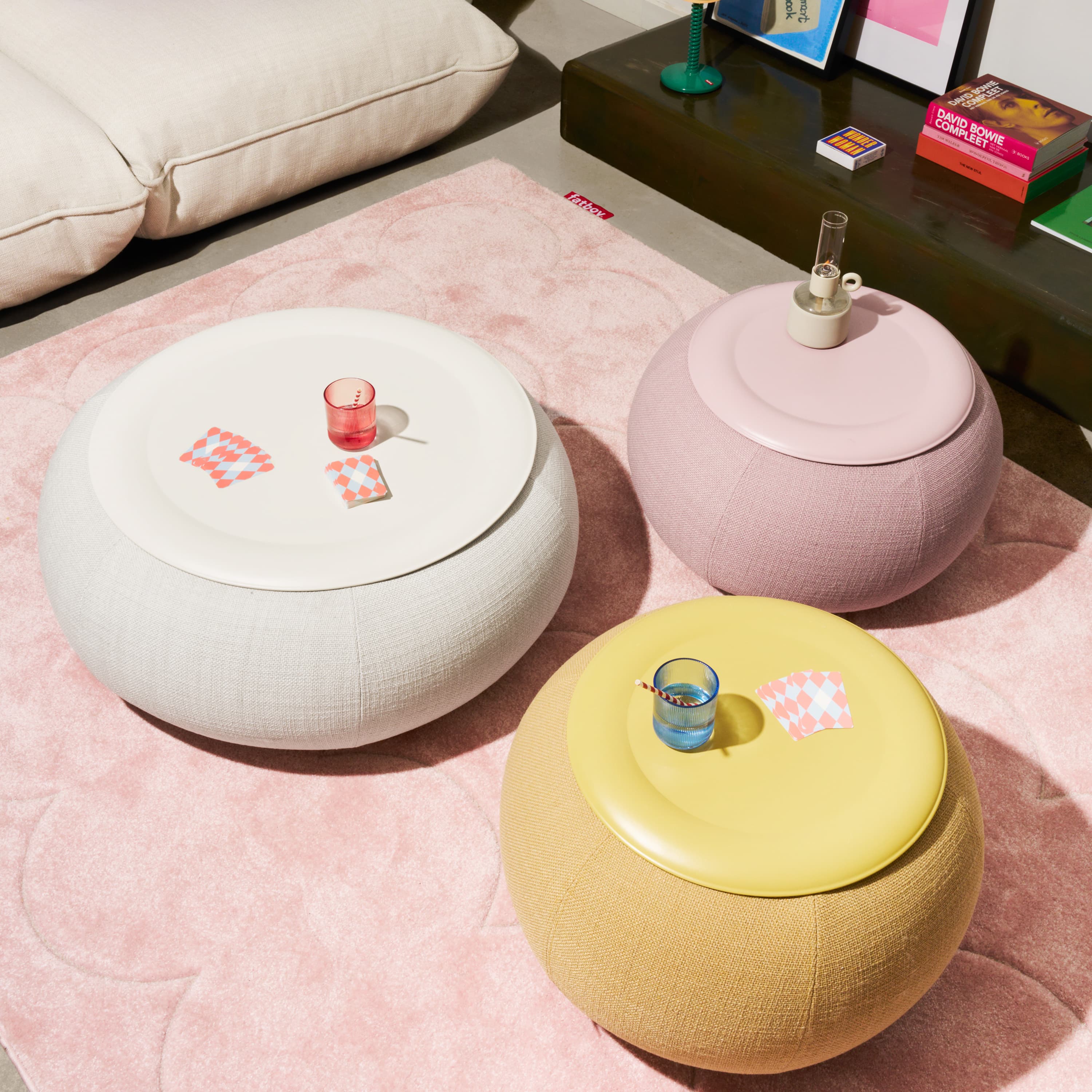 Dumpty Coffee Table Limestone Ø87