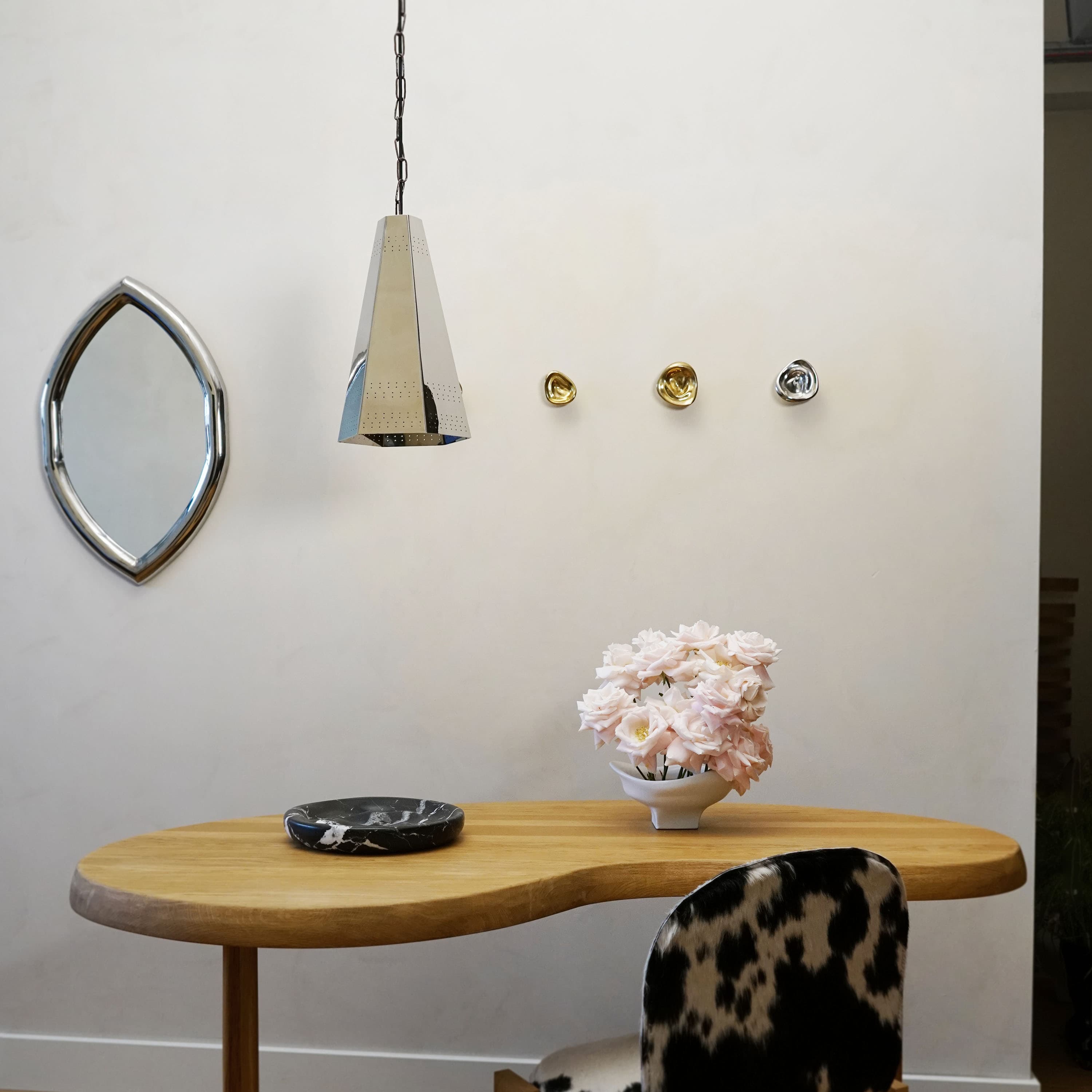 Bowie Taklampa Polished Steel