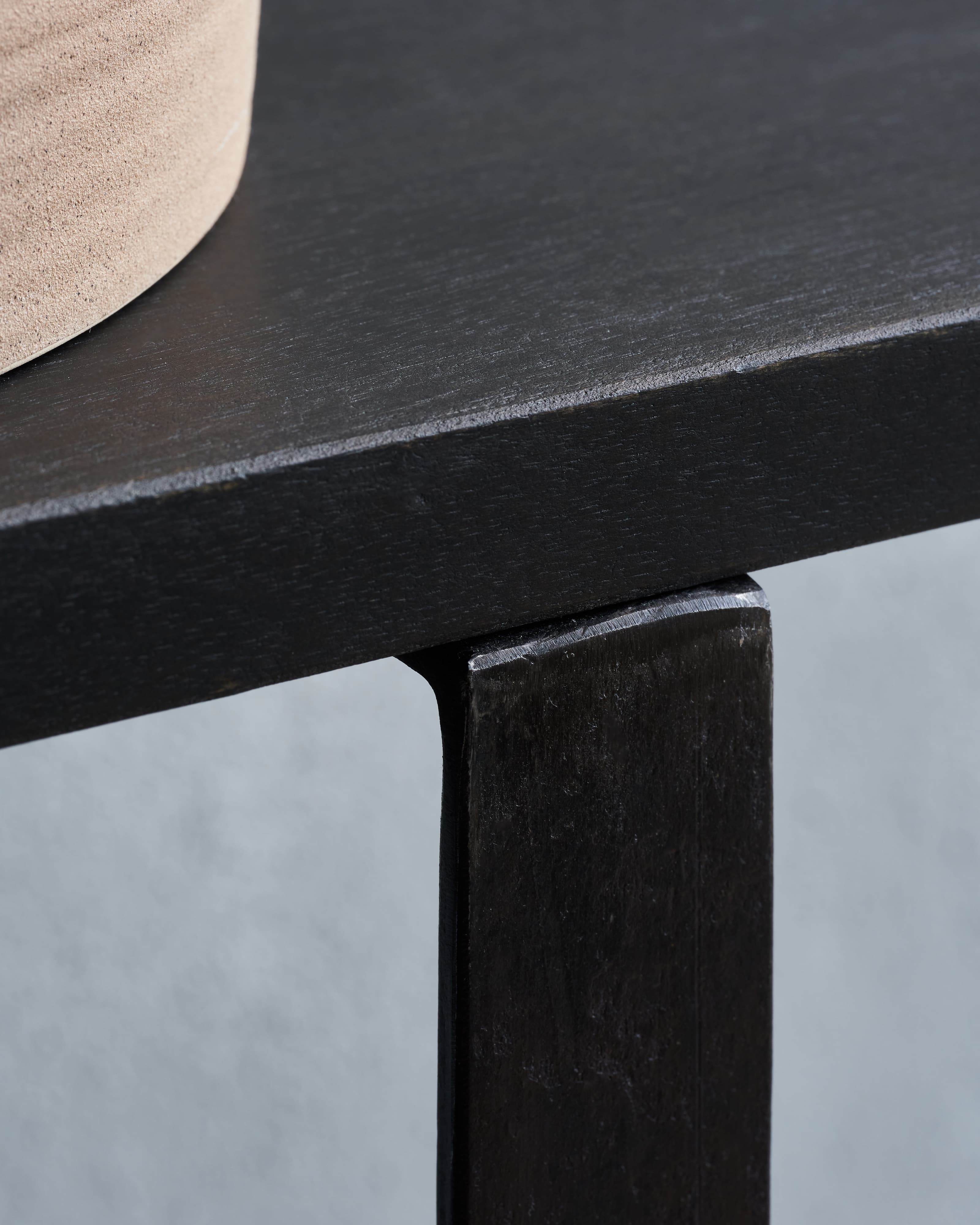 Woda Konsoltisch Schwarz 90cm