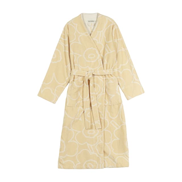 Piirto Unikko Bathrobe Straw/Off White M