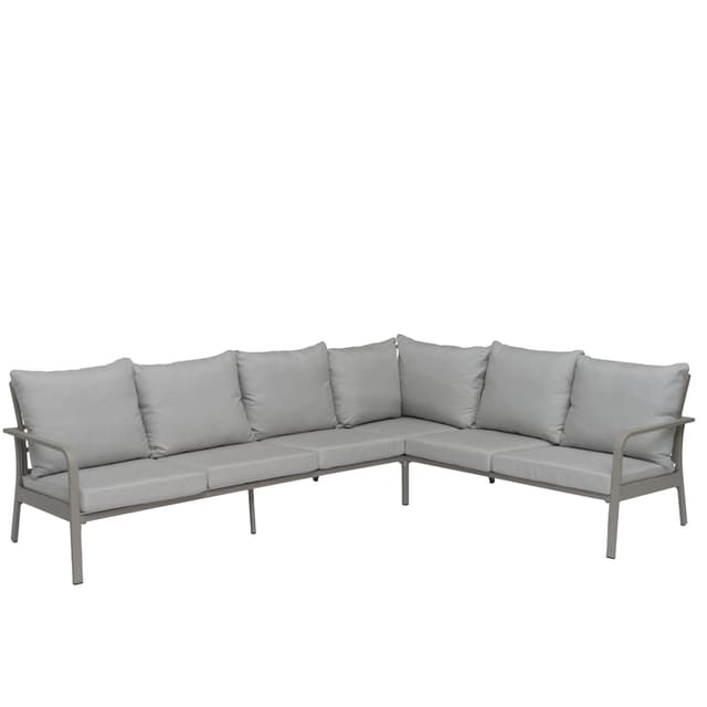 Hånger Corner Sofa White/Gray-Beige