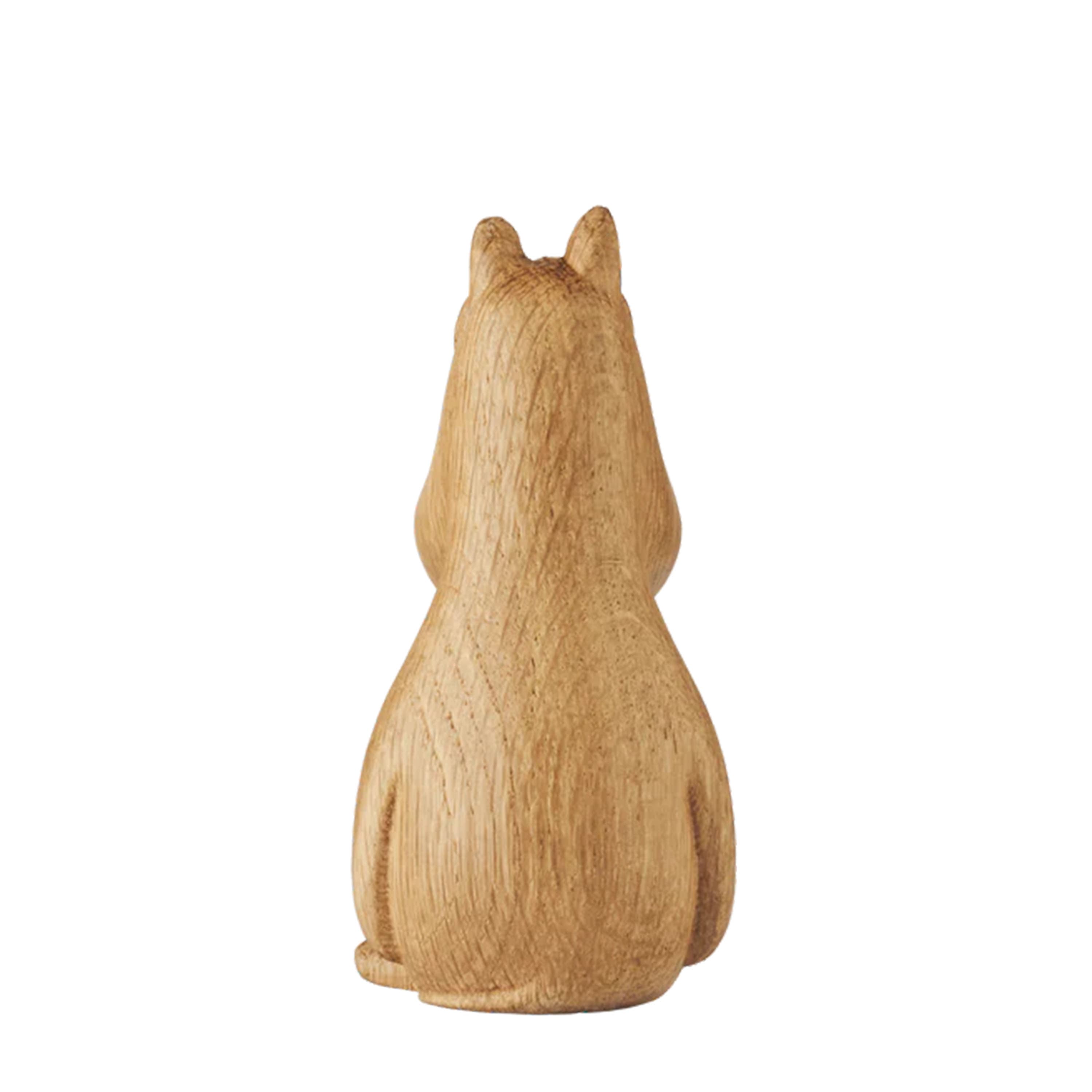 Mumin Holzdekoration Snorkfräulein Eiche 8cm