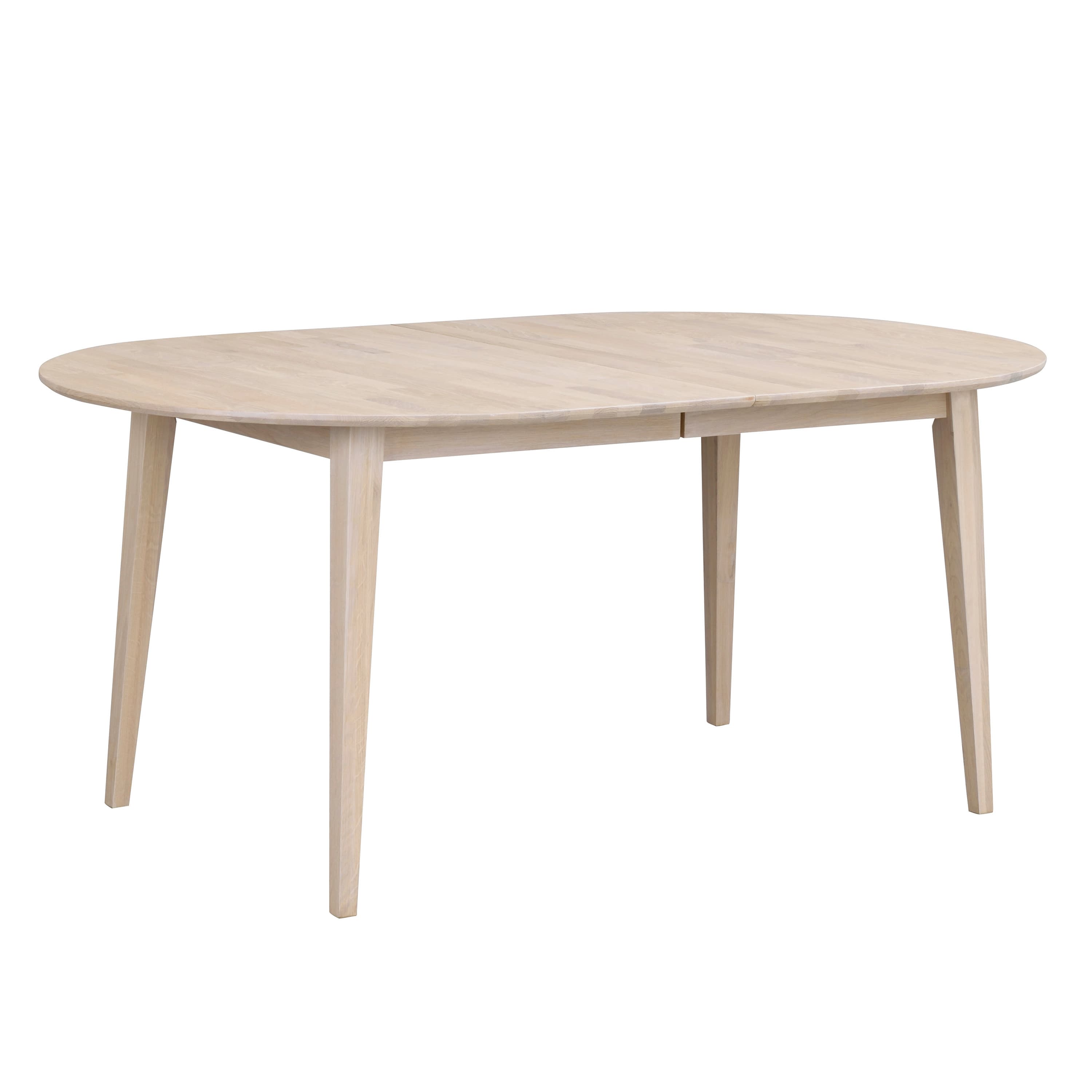 Filippa Dining Table Oval White Washed 170+40