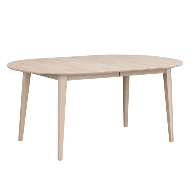 Filippa Dining Table Oval White Washed 170+40