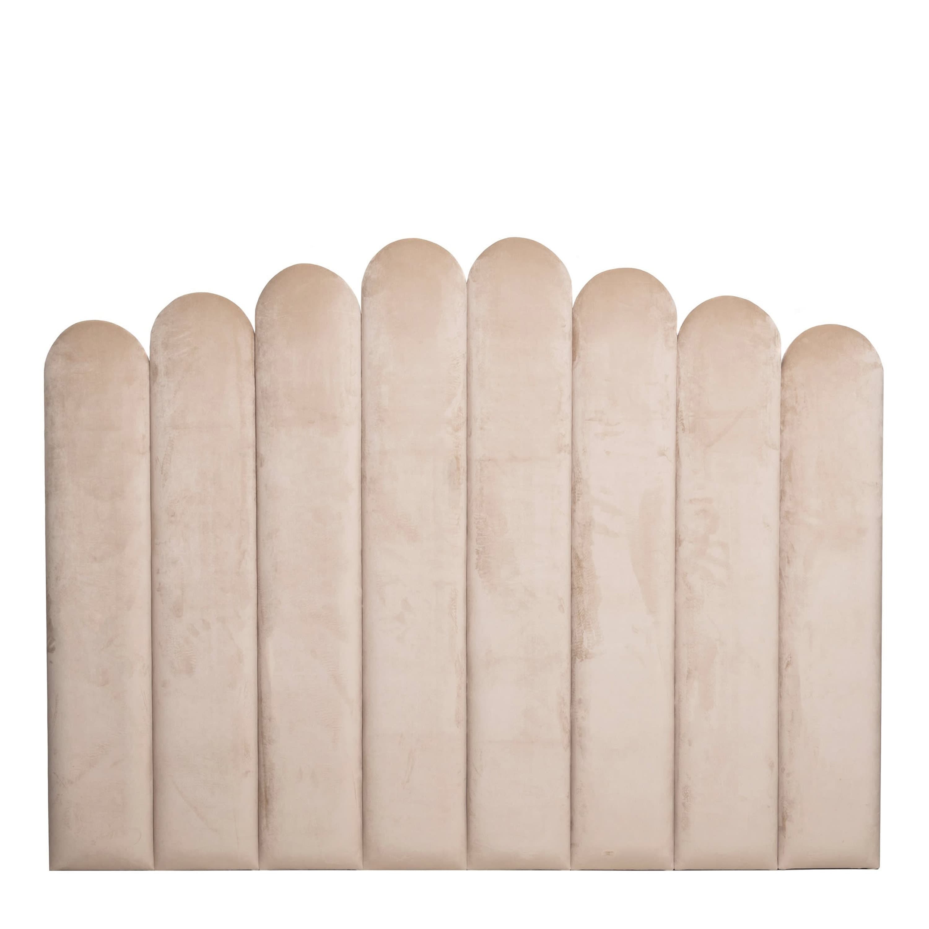 Art Samt-Kopfteil Beige 160cm