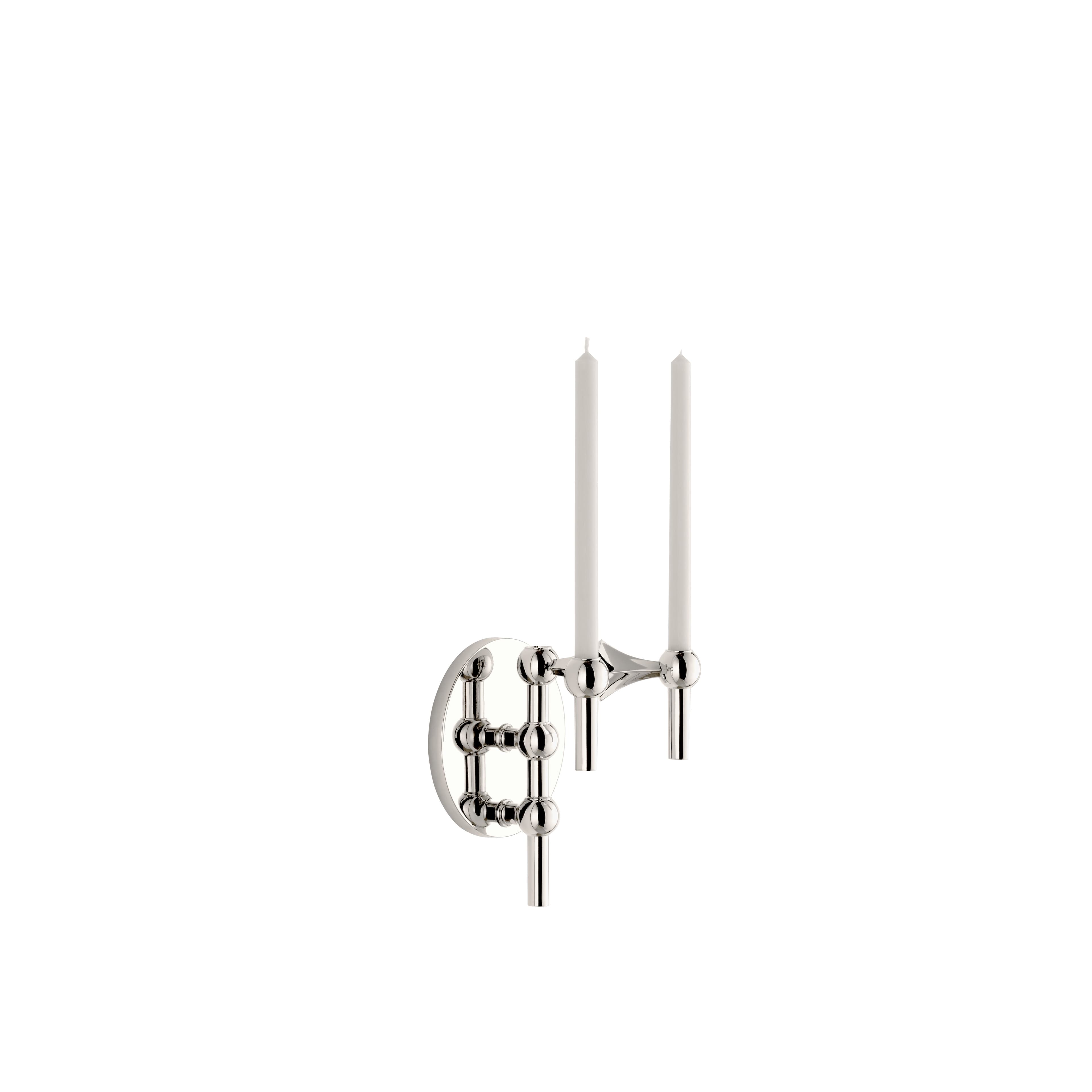 STOFF Nagel Wandleuchte Chrome
