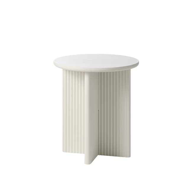 Julian Side Table Greige Ø50
