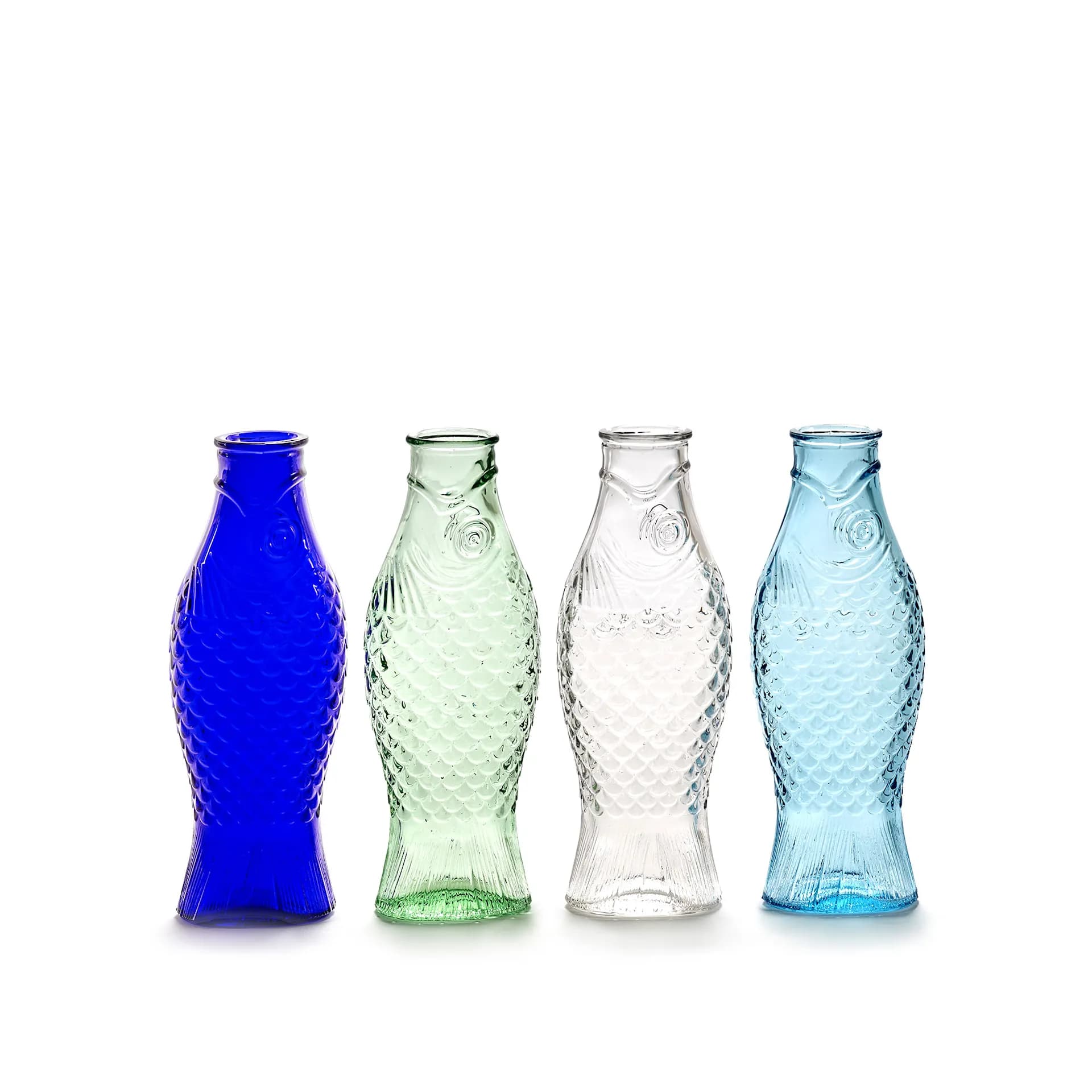 Fish & Fish Karaffe Blau