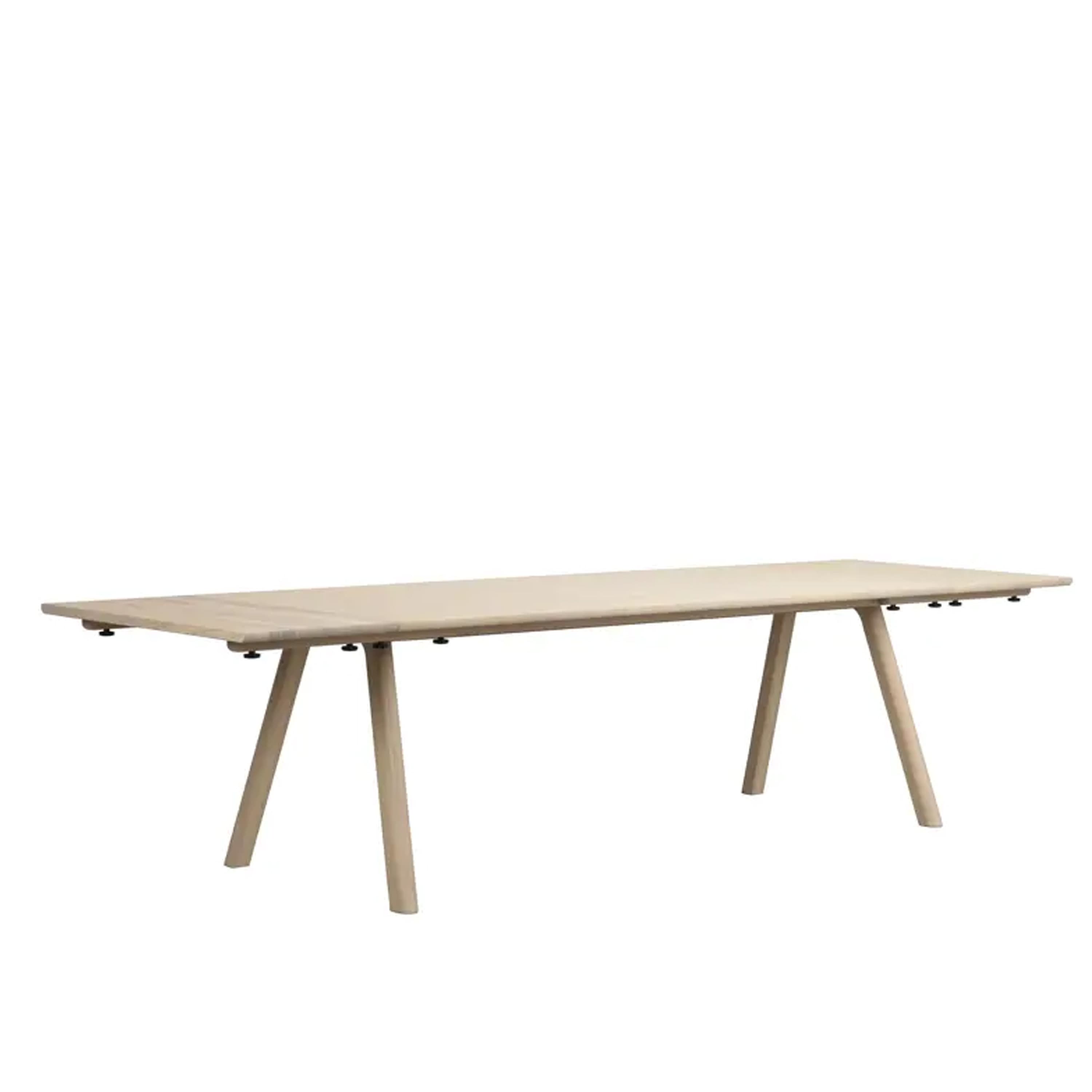 Clapperton Ansteckplatte Weiß pigmentierte Eiche 45x95