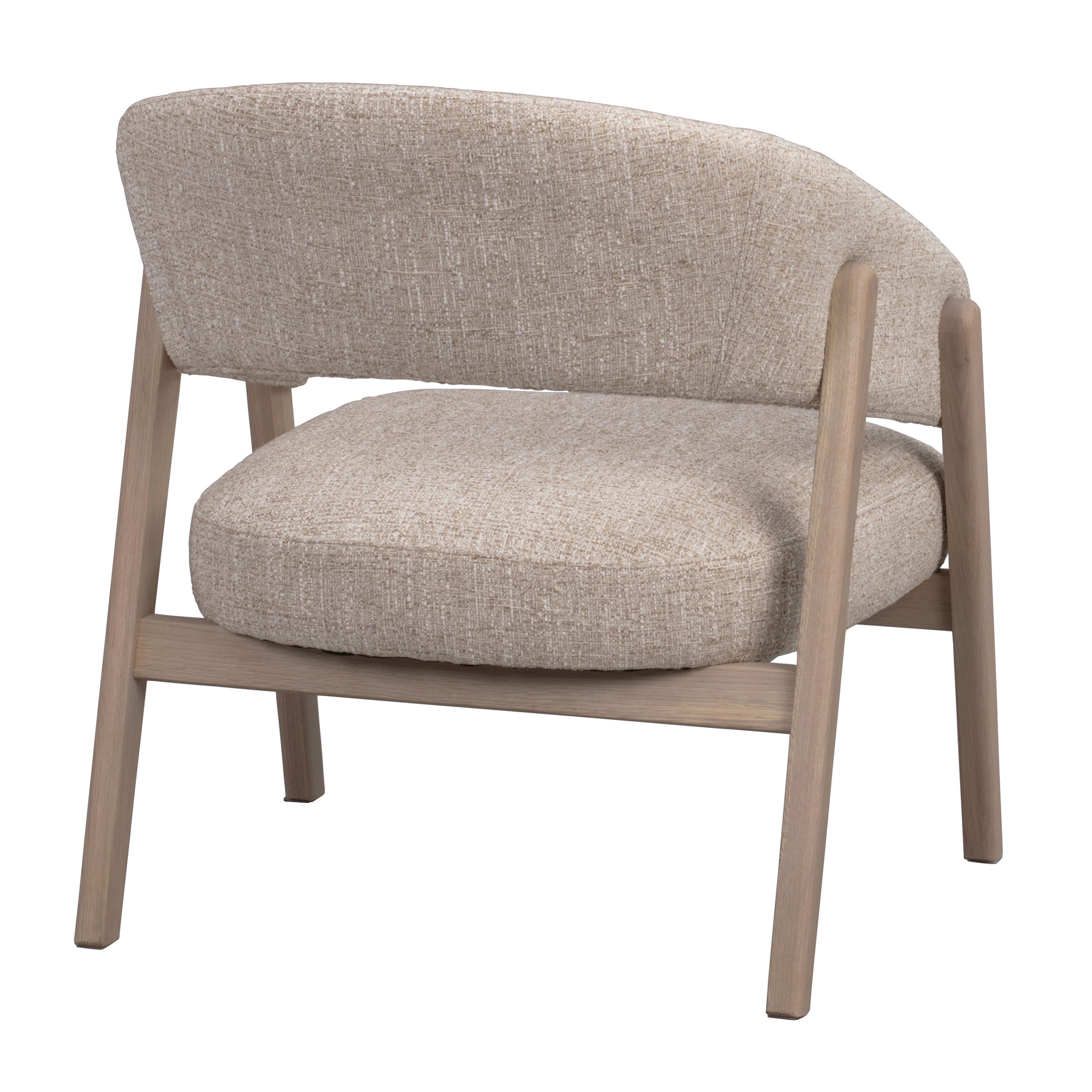 Barnaby Loungestol Ljusbeige/Vitpigmenterad Ek