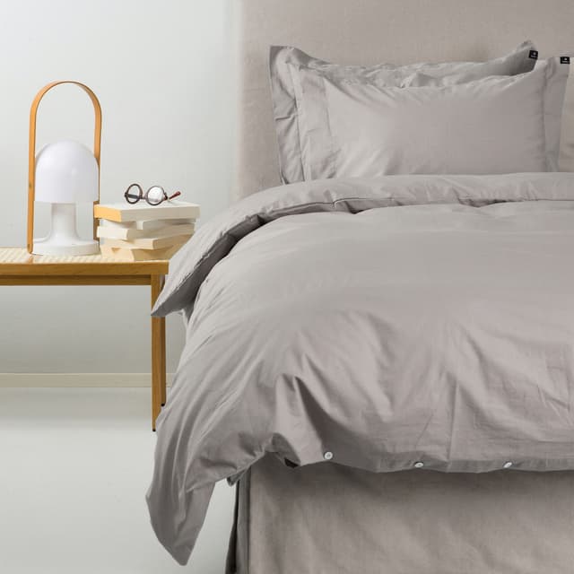 Dreamtime Bettbezug GOTS Granit 150x210