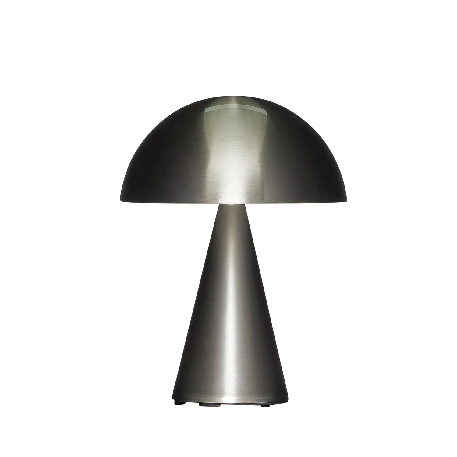 Mush Portable Table Lamp Nickel 20cm