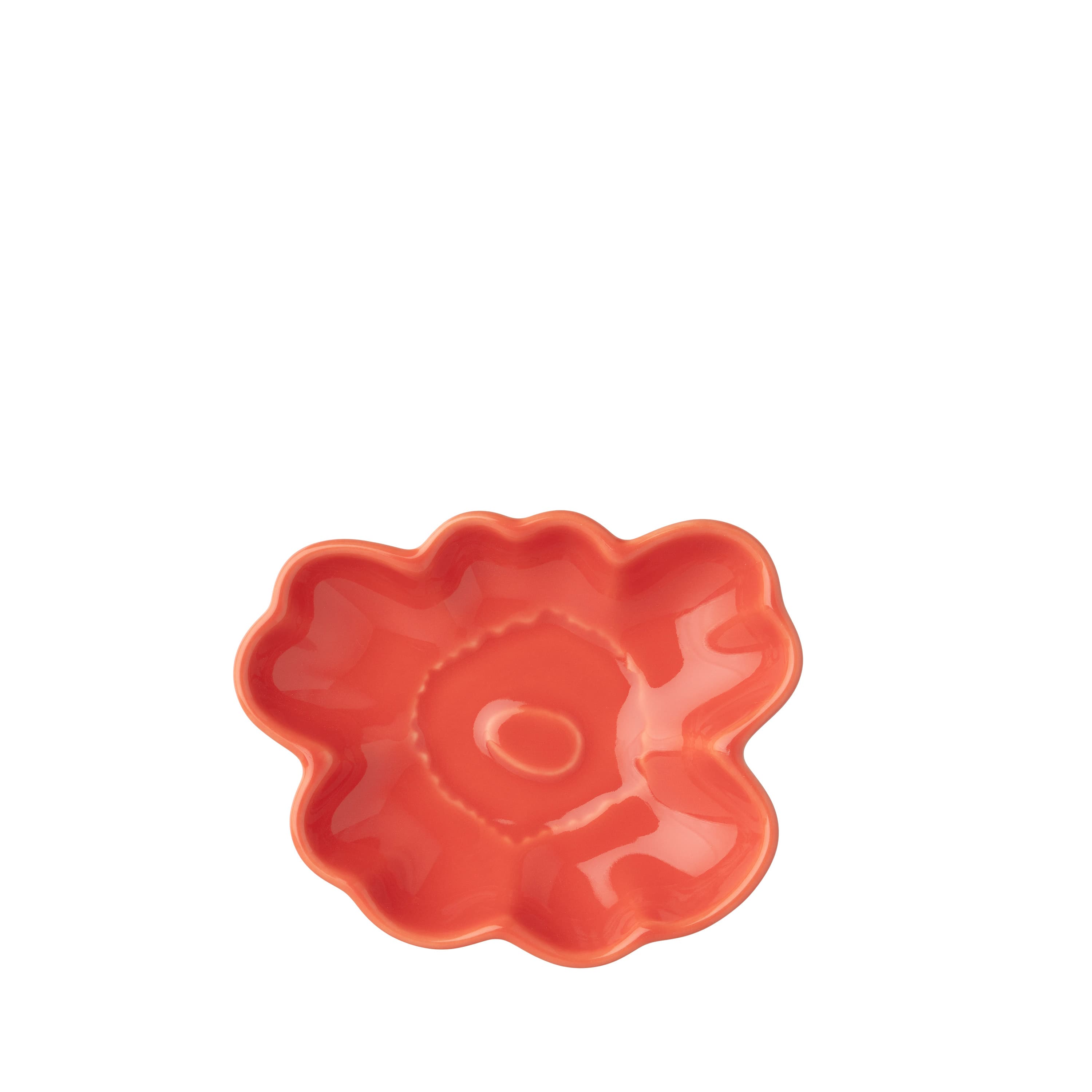 Unikko Shape Assiett Orange Rot 9,5 cm