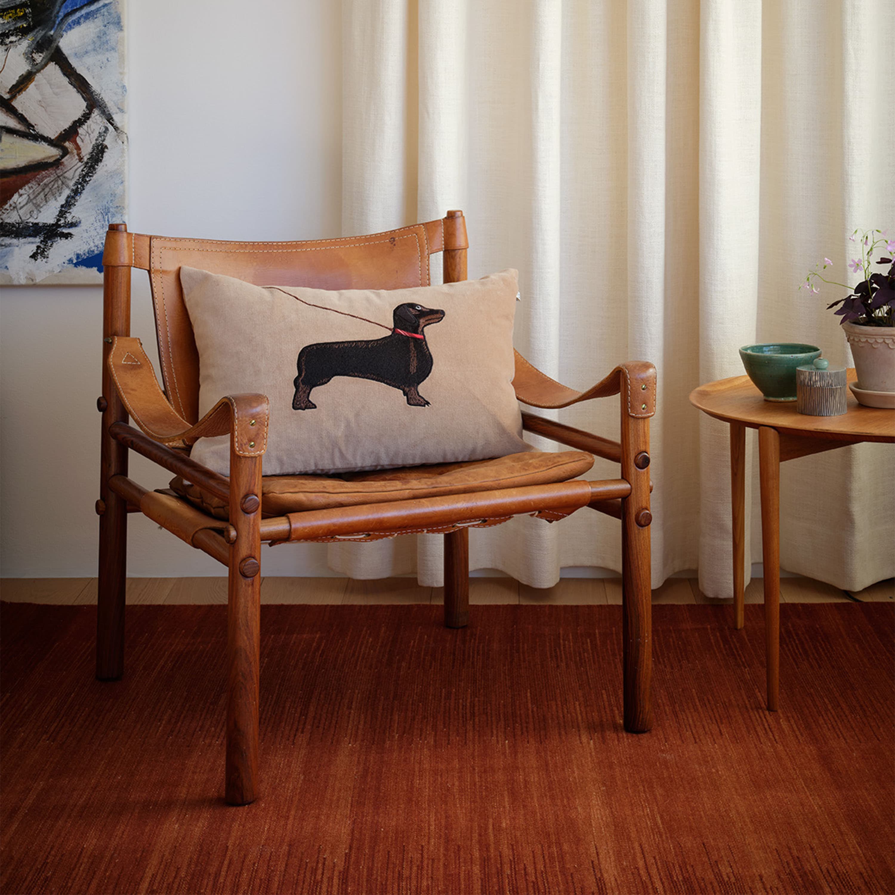 Frankie Kuddfodral Tan 40x60