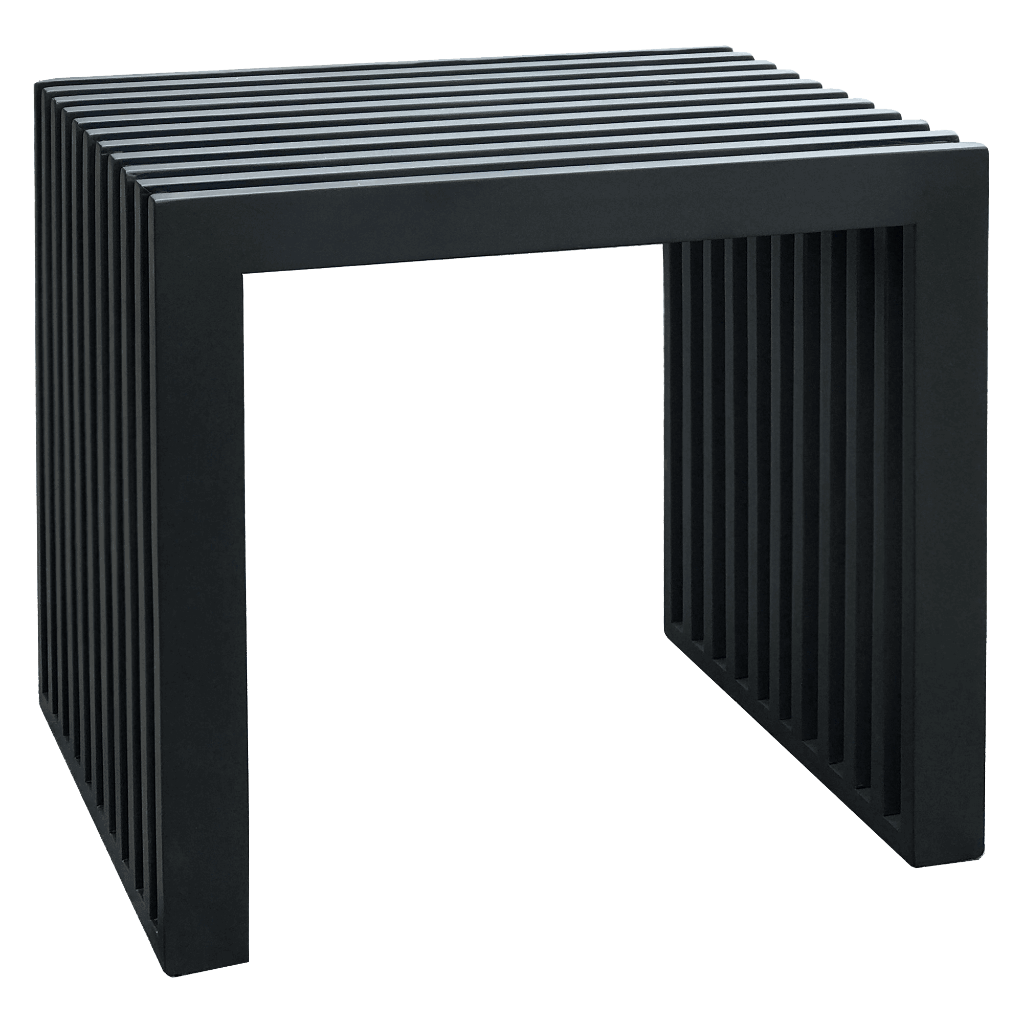 Rib Beistelltisch Schwarz 45cm