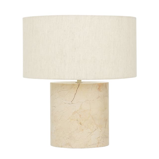 Tyra Table Lamp Marble/Beige 35cm