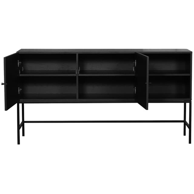 Ezra Sideboard Svartbetsad Ek 160cm