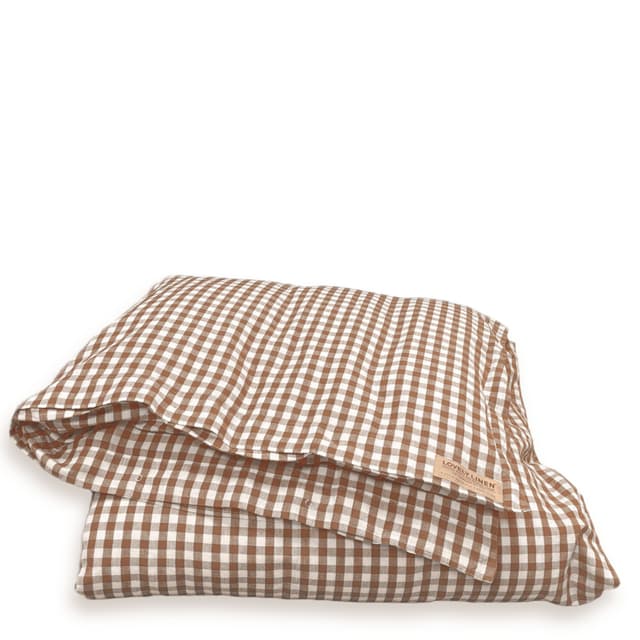 Misty Bettbezug Leinen Square Almond 150x210